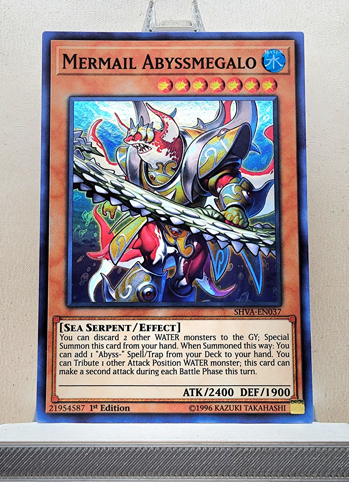 Yugioh! 1x Mermail Abyssmegalo (SHVA - Super Rare) 1st Edition