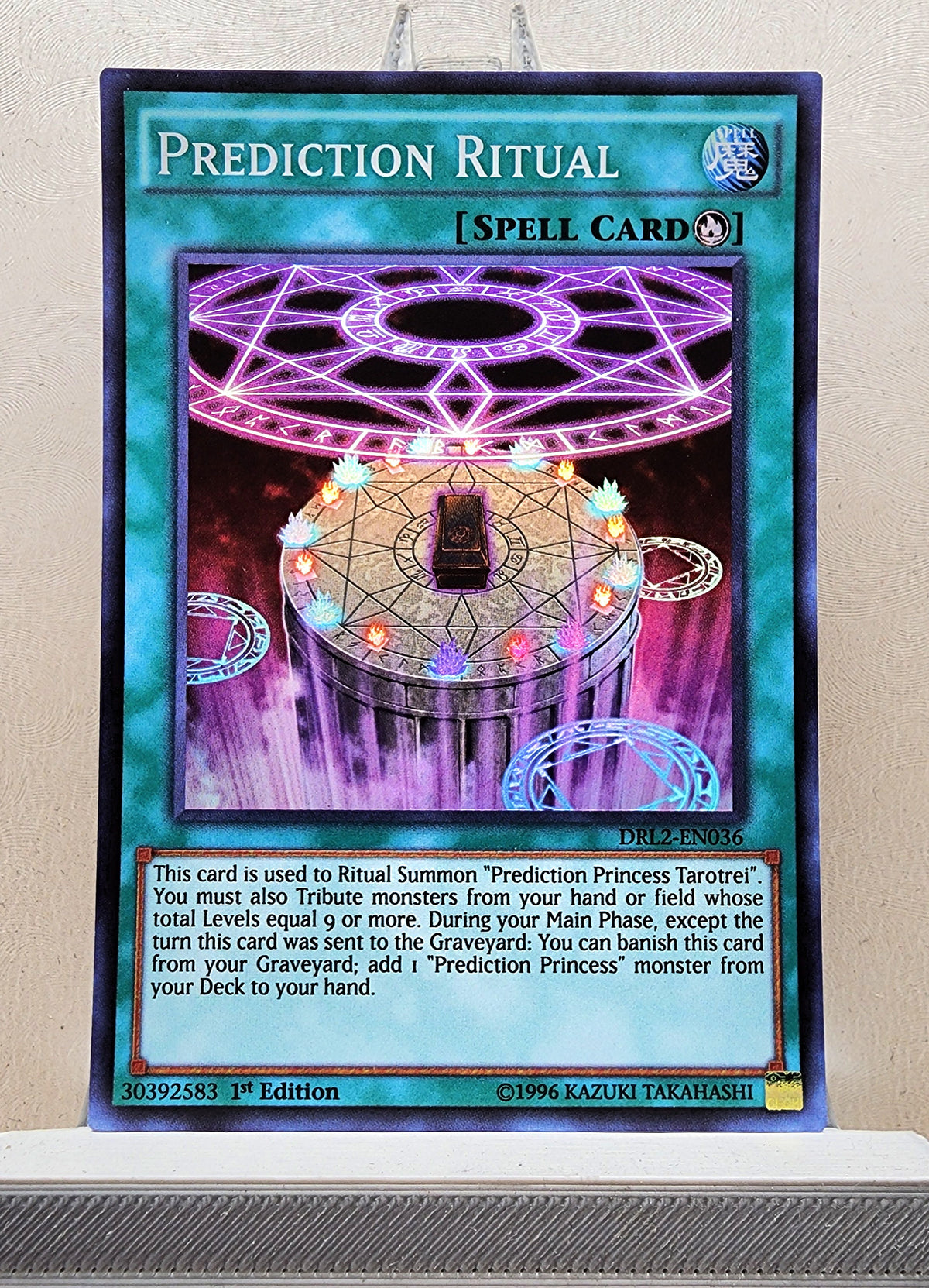 Yugioh! 1x Prediction Ritual (DRL2 - Super Rare) 1st Edition