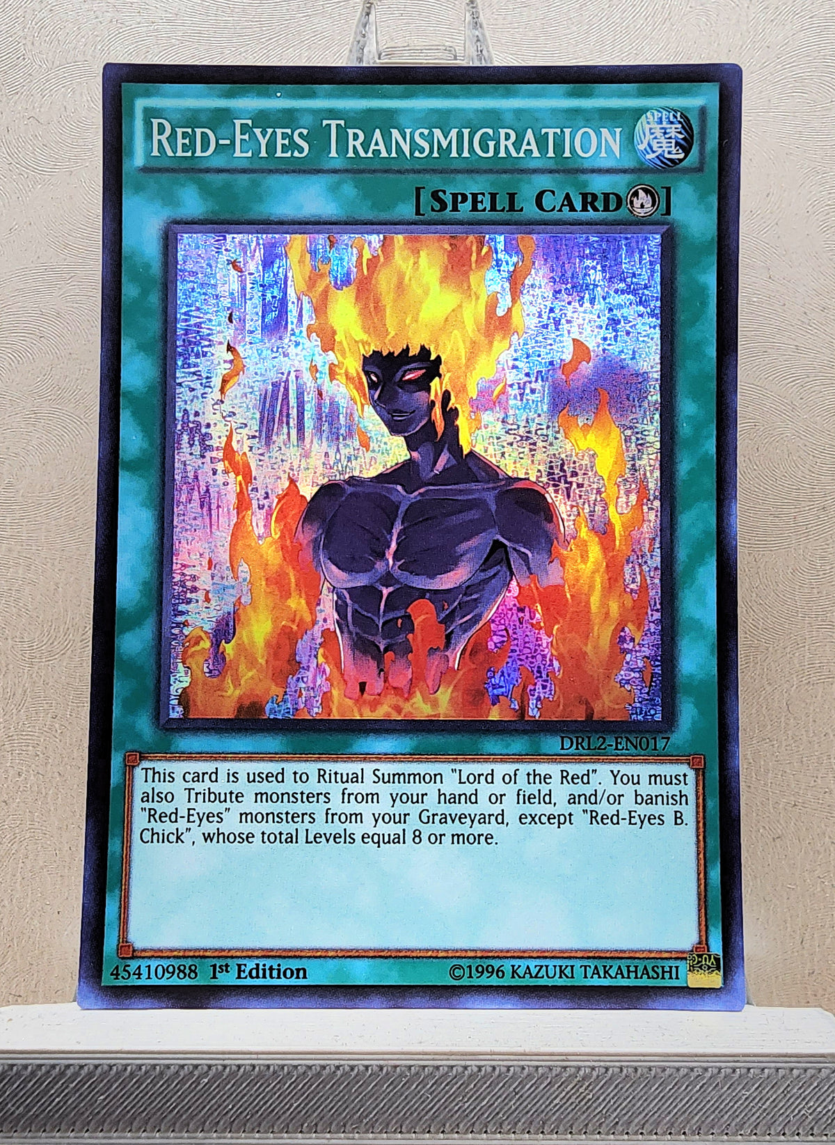 Yugioh! 1x Red-Eyes Transmigration (DRL2 - Super Rare) 1st Edition