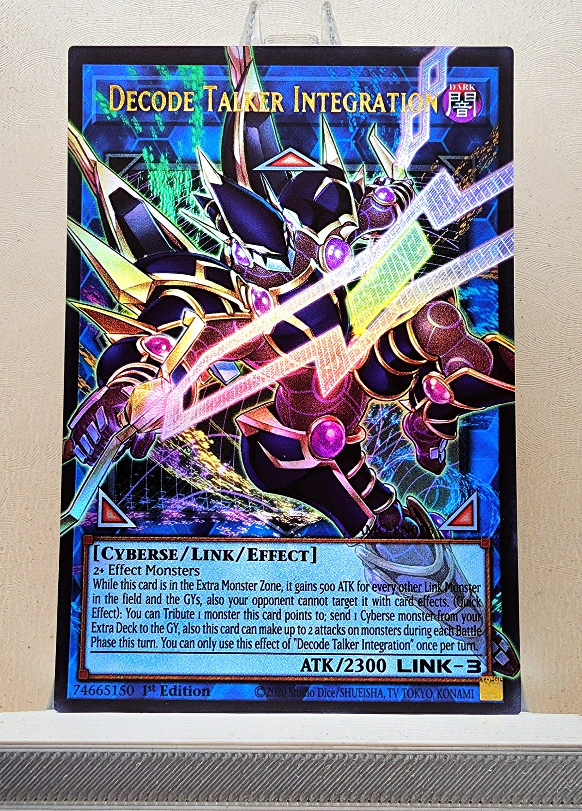 Yugioh! 1x Decode Talker Integration Extended Art (MAMO - Ultra Rare) 1st Edition