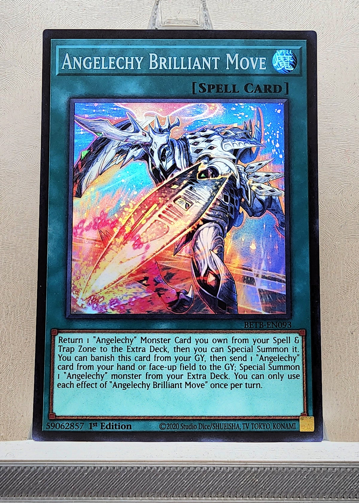 Yugioh! 1x Angelechy Brilliant Move (BETB - Super Rare) 1st Edition