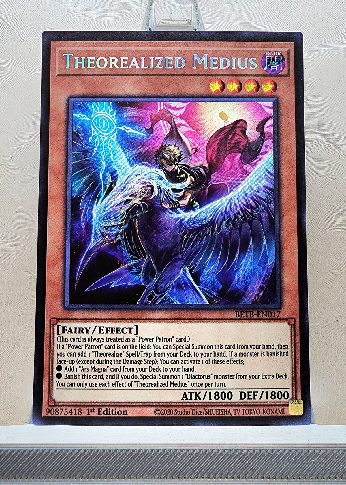 Yugioh! 1x Theorealized Medius (BETB - Secret Rare) 1st Edition