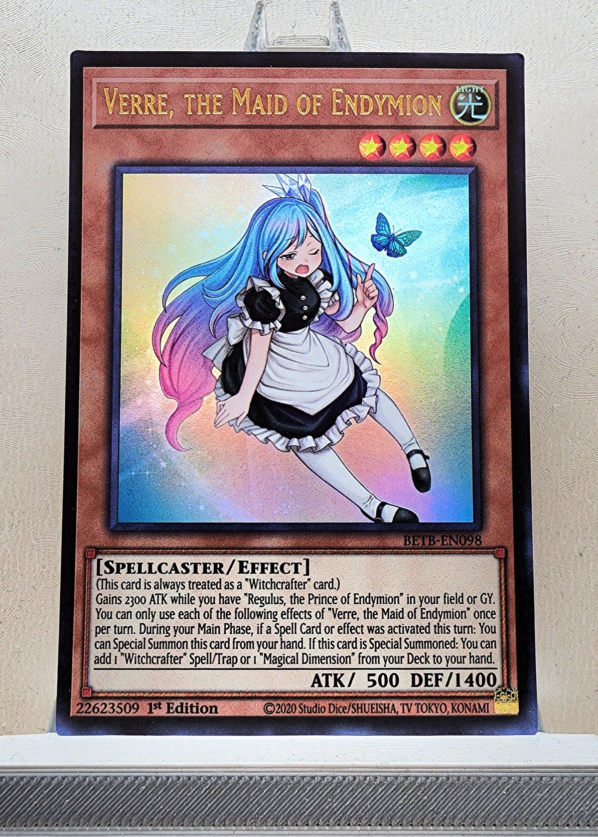 Yugioh! 1x Verre the Maid of Endymion (BETB - Ultra Rare) 1st Edition