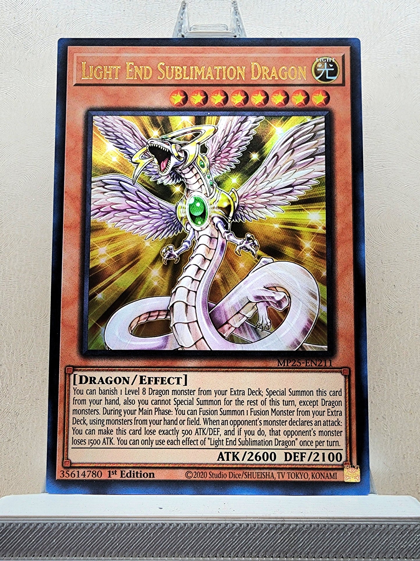 Yugioh! 1x Light End Sublimation Dragon (MP25 - Ultra Rare) 1st Edition