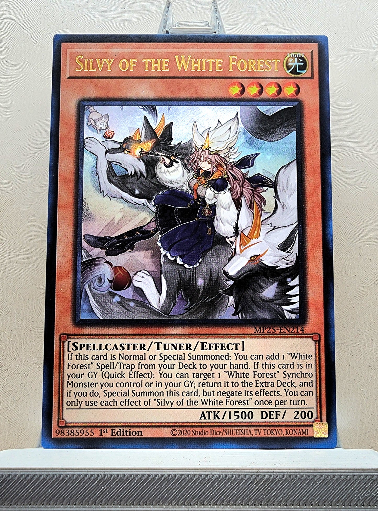 Yugioh! 1x Silvy of the White Forest (MP25 - Ultra Rare) 1st Edition