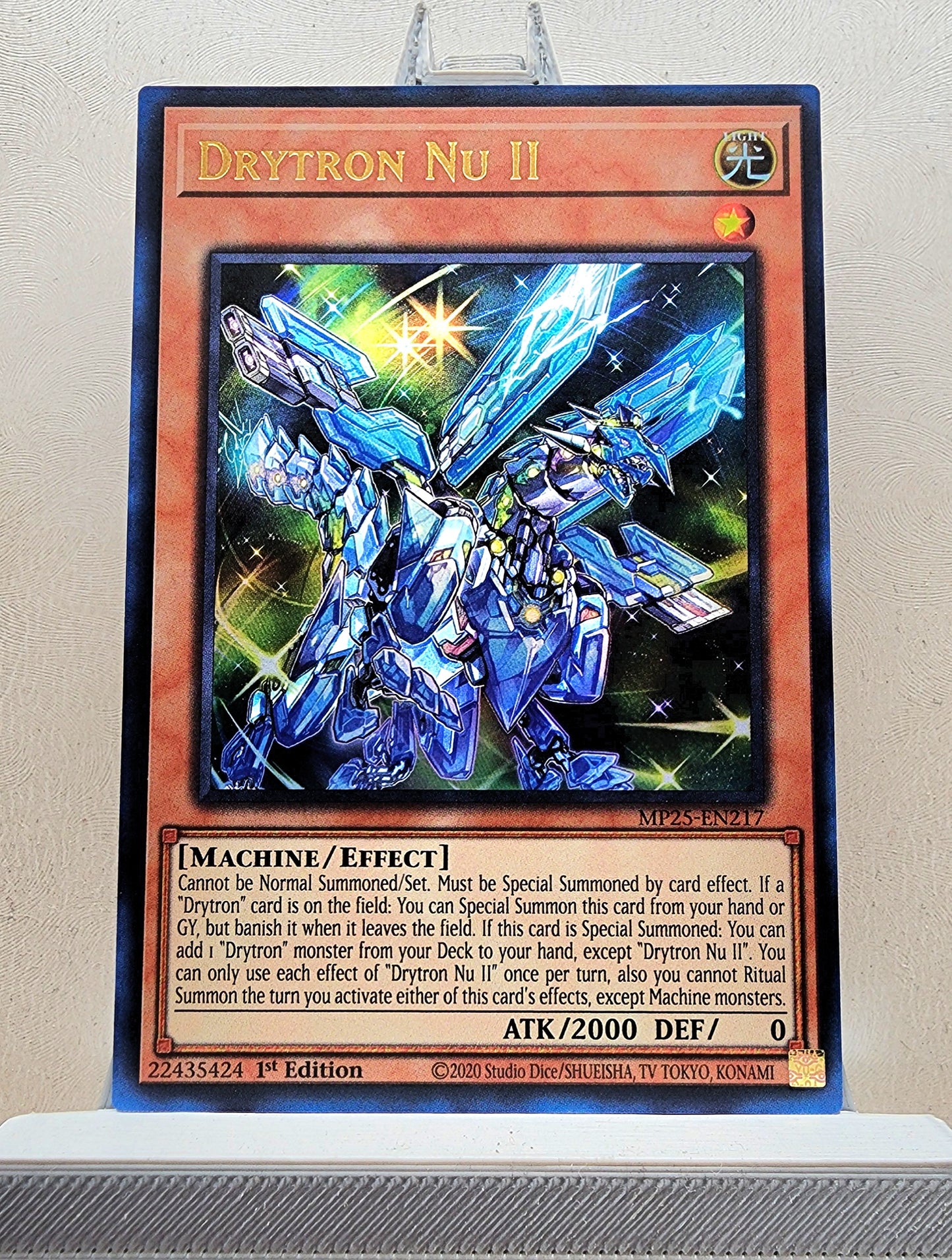 Yugioh! 1x Drytron Nu II (MP25 - Ultra Rare) 1st Edition