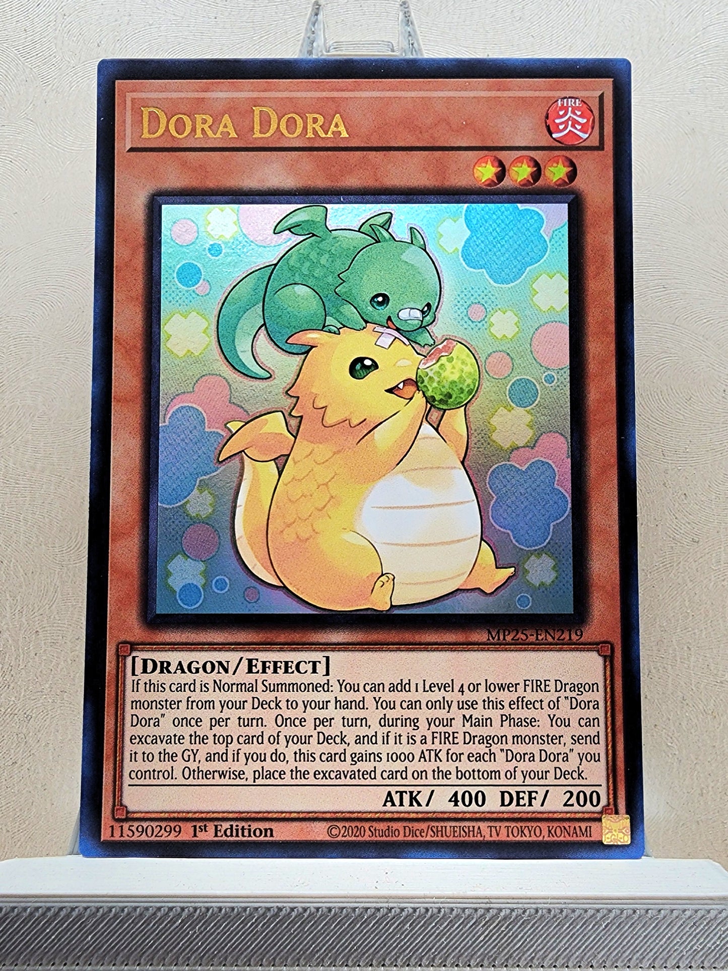 Yugioh! 1x Dora Dora (MP25 - Ultra Rare) 1st Edition