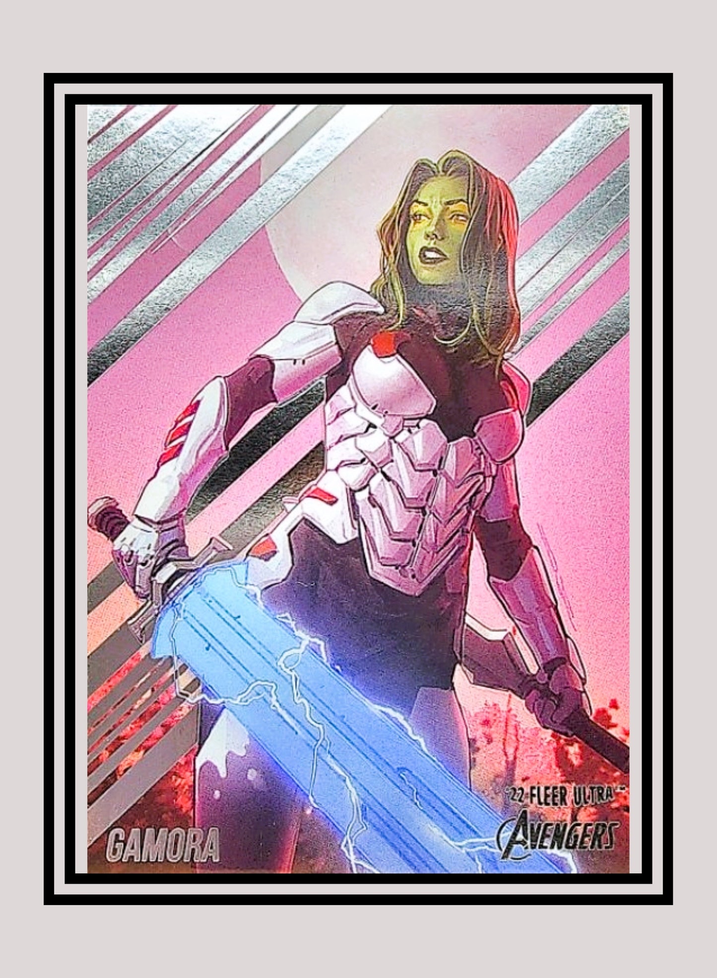 Marvel! 1x Gamora - Base (#23 - 2022 Fleer Ultra Avengers)