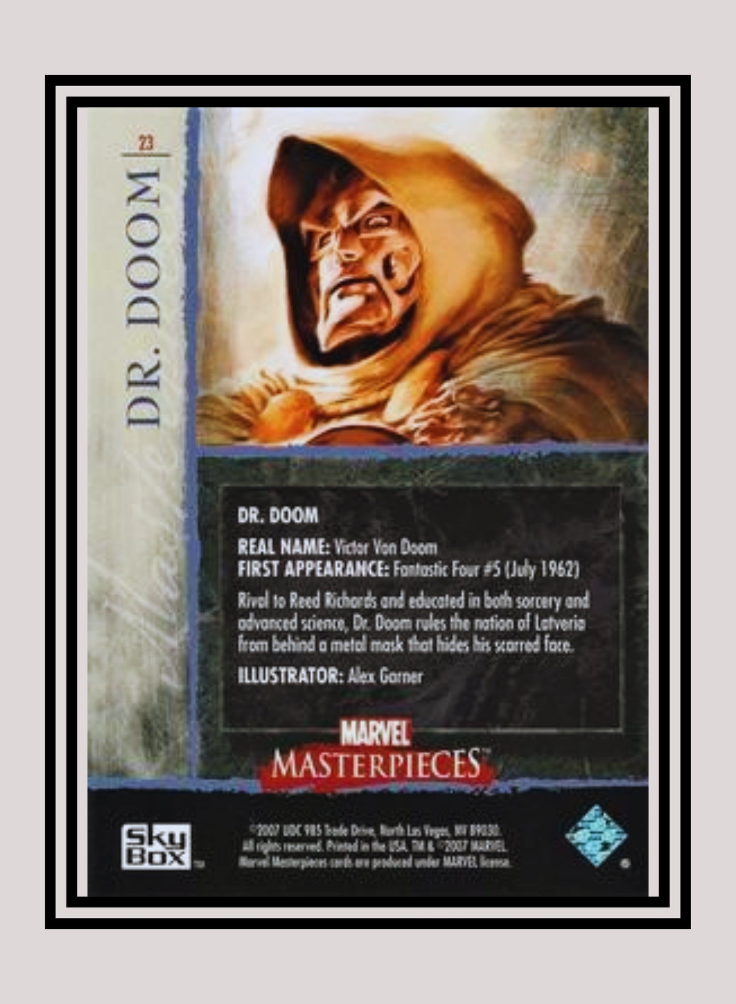 Marvel! 1x Dr. Doom - Base (#23 - 2007 Upper Deck Marvel Masterpieces)