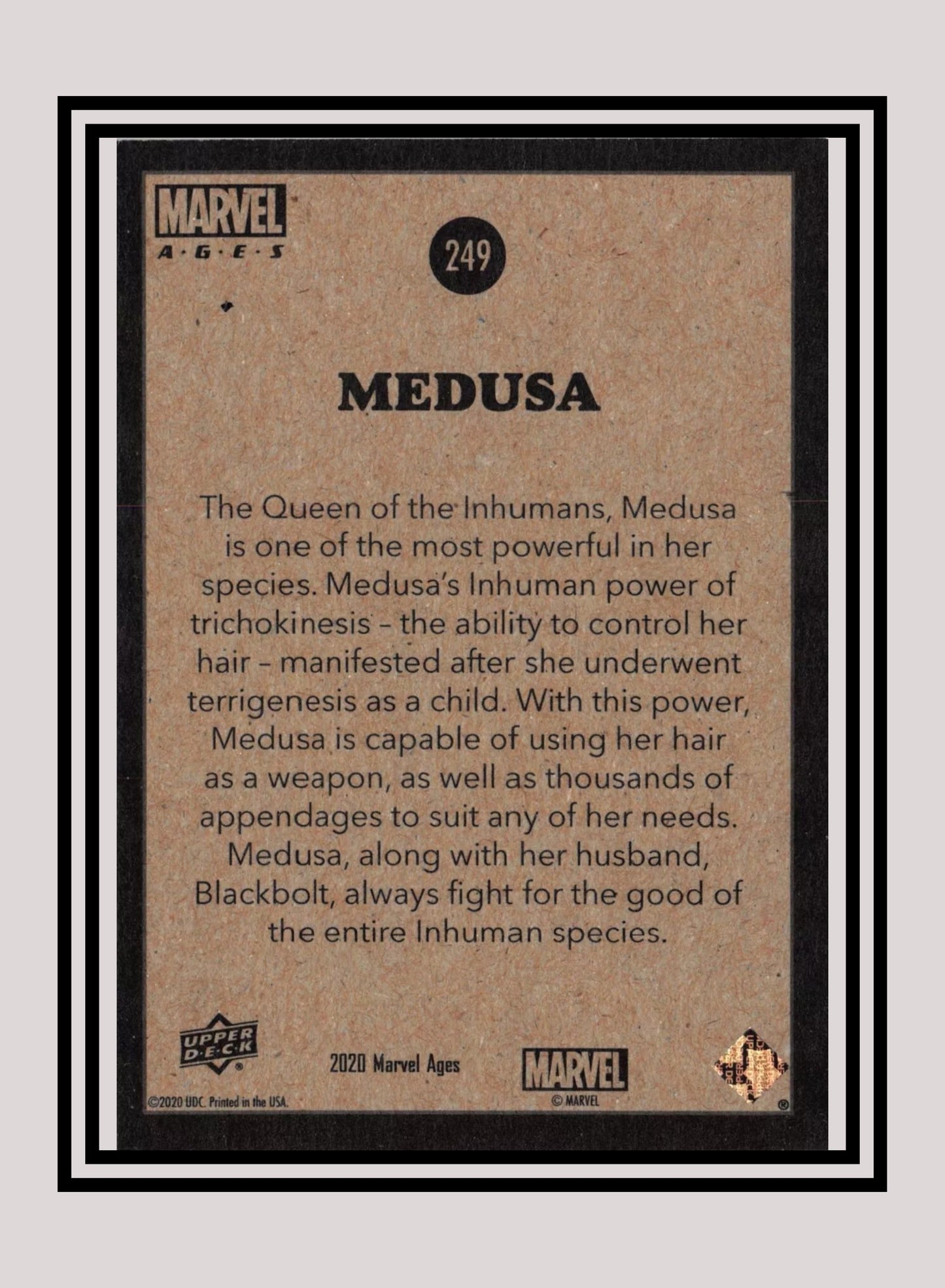 Marvel! 1x Medusa - Base (#249 - 2020 Upper Deck Marvel Ages)