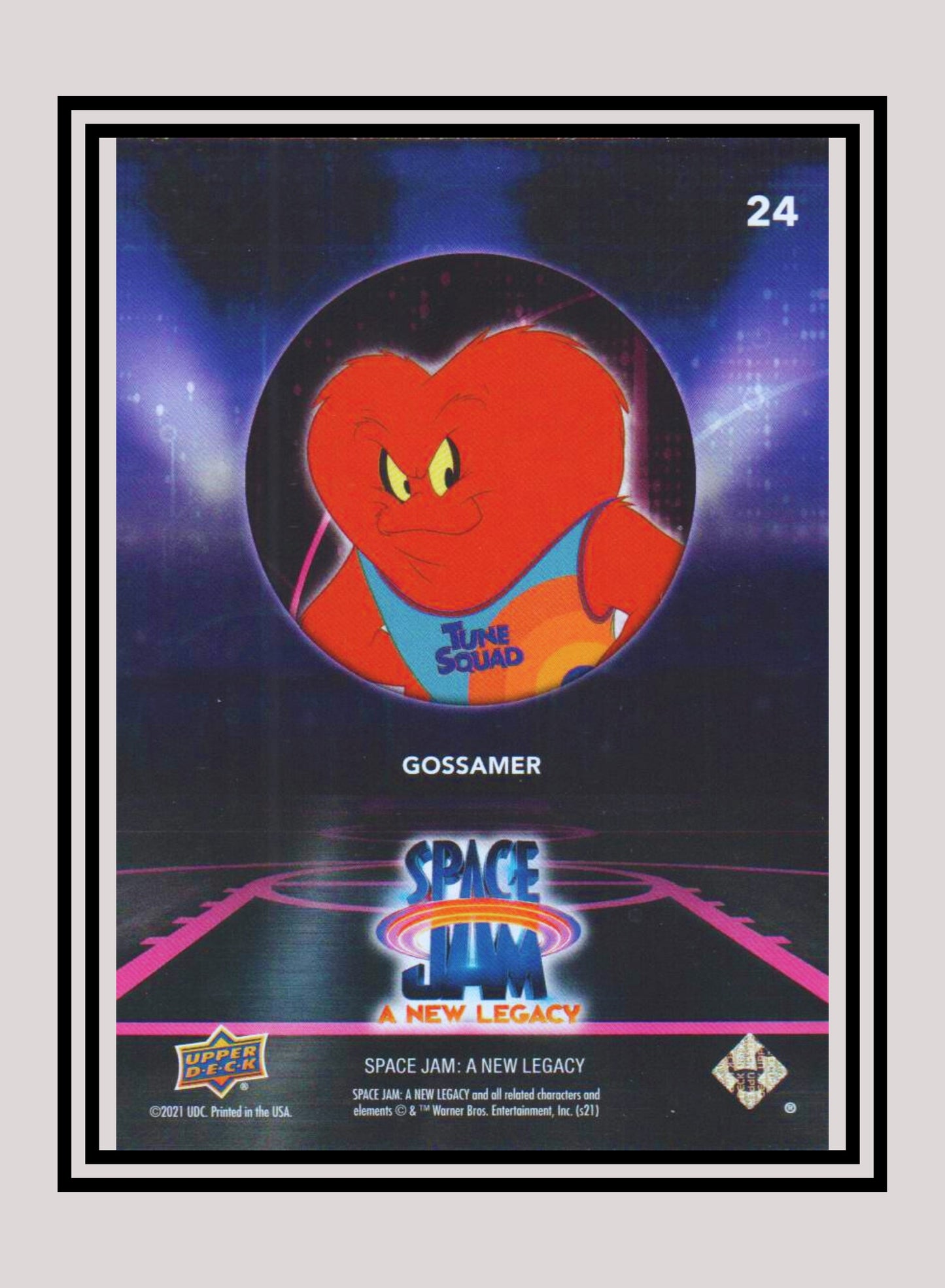 1x Gossamer - Base/Blue Parallel (#24 - 2021 Upper Deck Space Jam: A New Legacy)