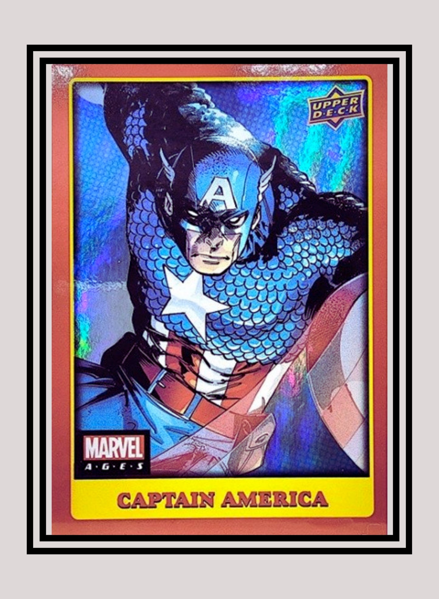 Marvel! 1x Captain America - Foil (#298 - 2020 Upper Deck Marvel Ages)