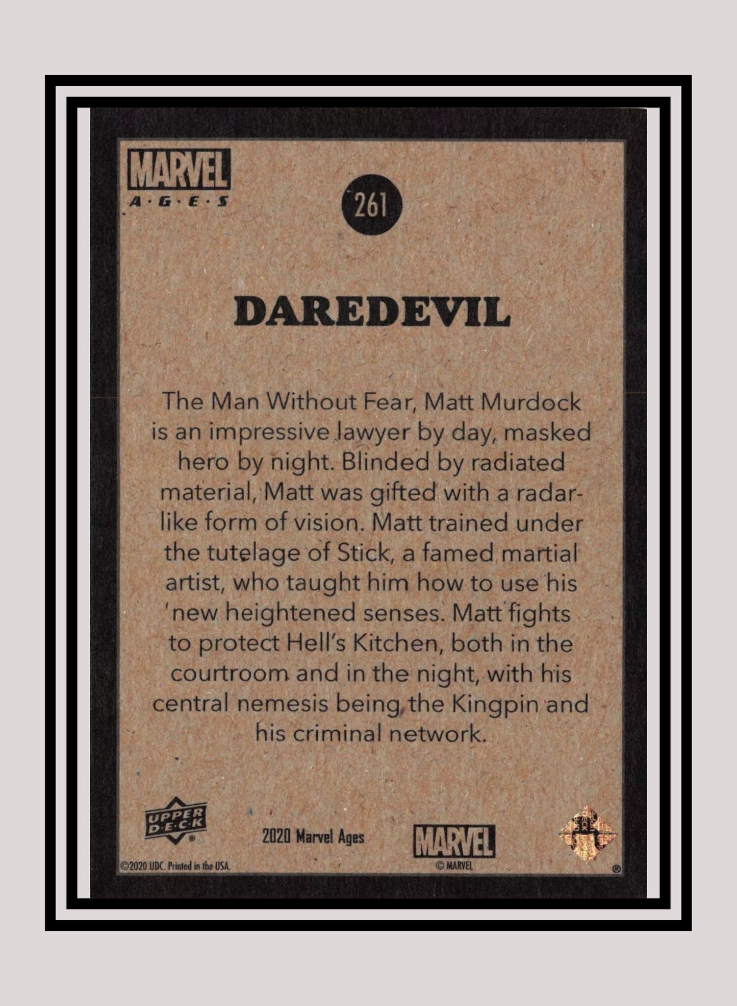 Marvel! 1x Daredevil - Base (#261 - 2020 Upper Deck Marvel Ages)