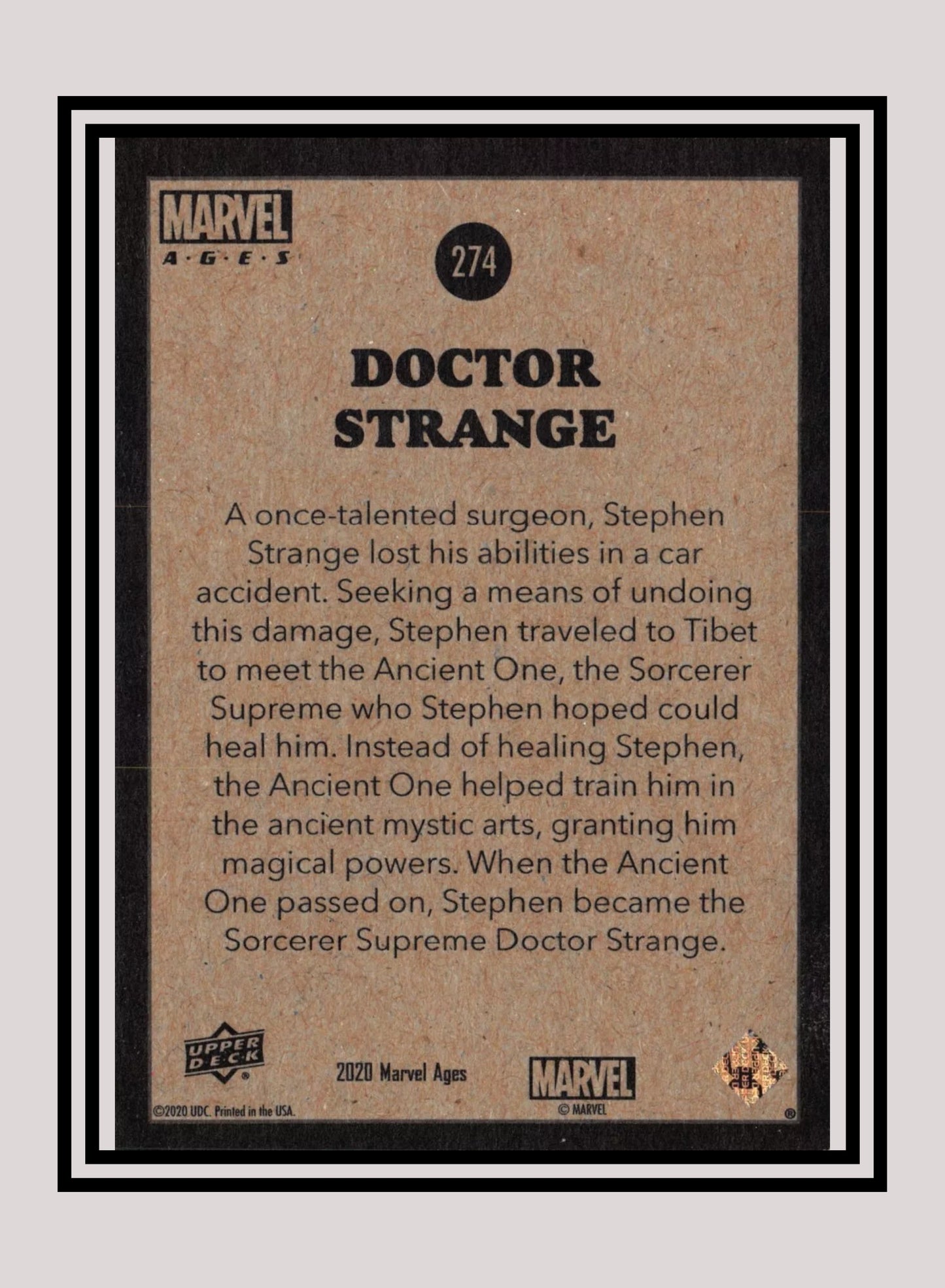Marvel! 1x Doctor Strange - Base (#274 - 2020 Upper Deck Marvel Ages)