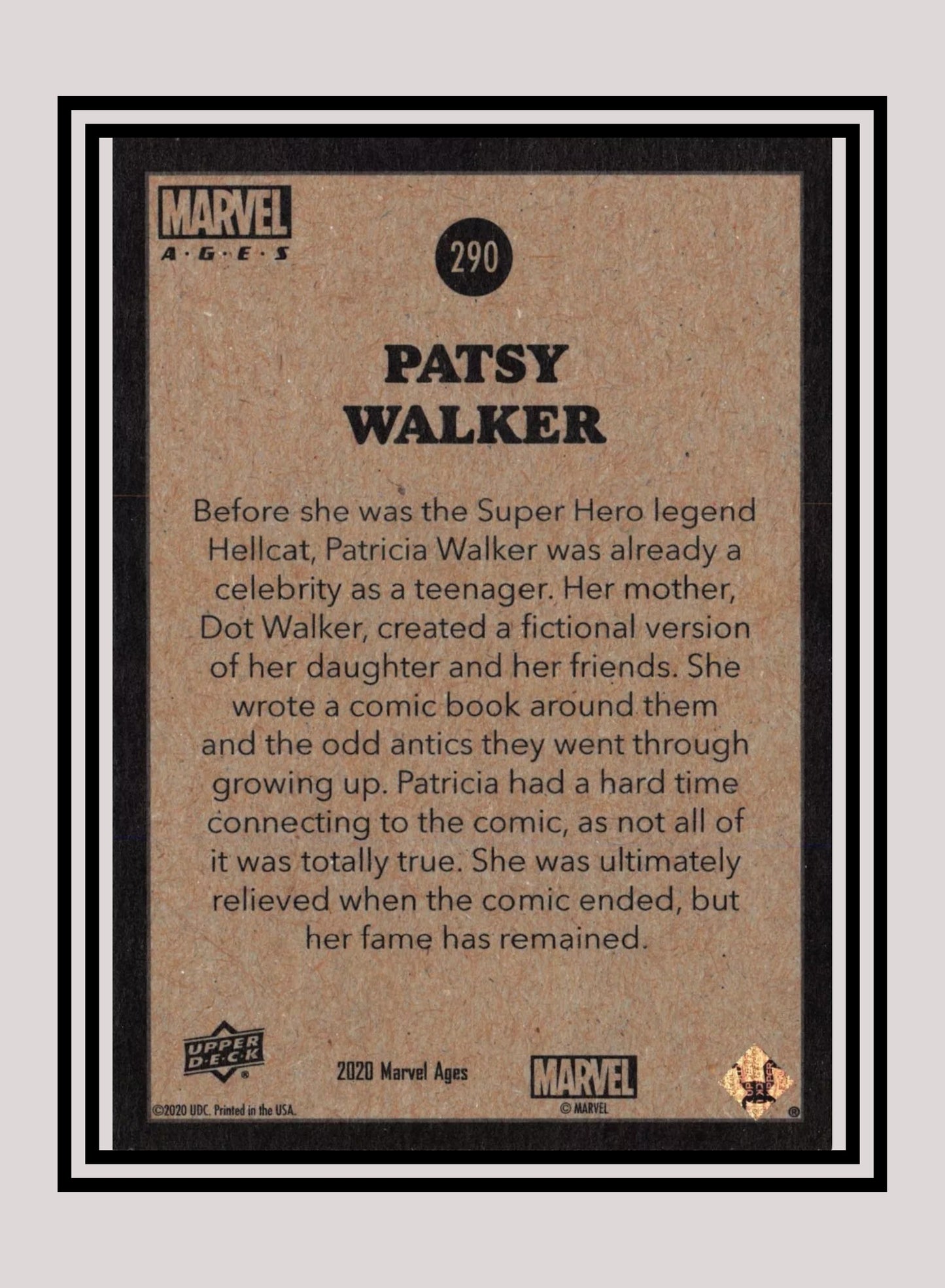 Marvel! 1x Patsy Walker - Base (#290 - 2020 Upper Deck Marvel Ages)