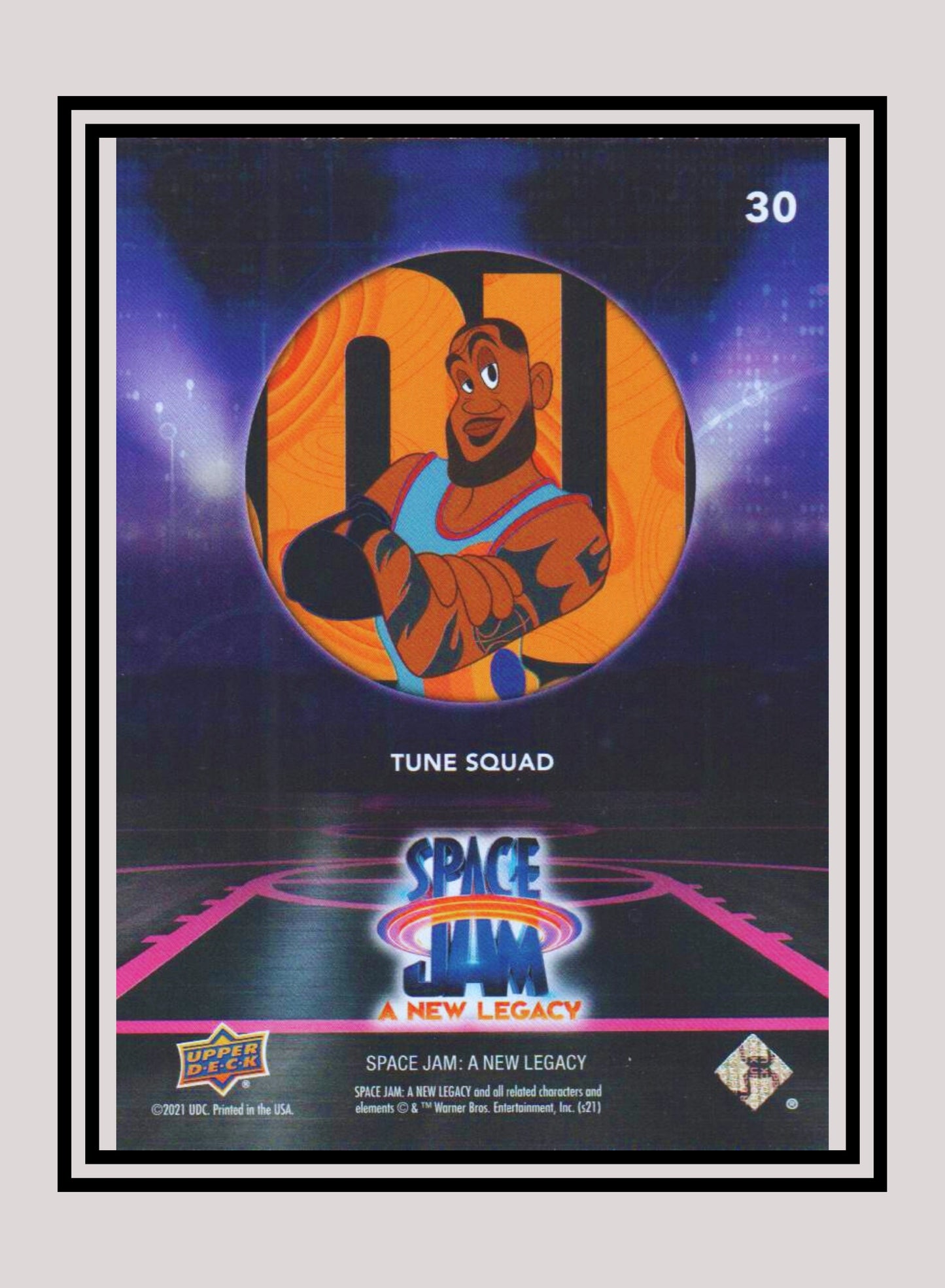 1x Tune Squad - Base/Blue Parallel (#30 - 2021 Upper Deck Space Jam: A New Legacy)