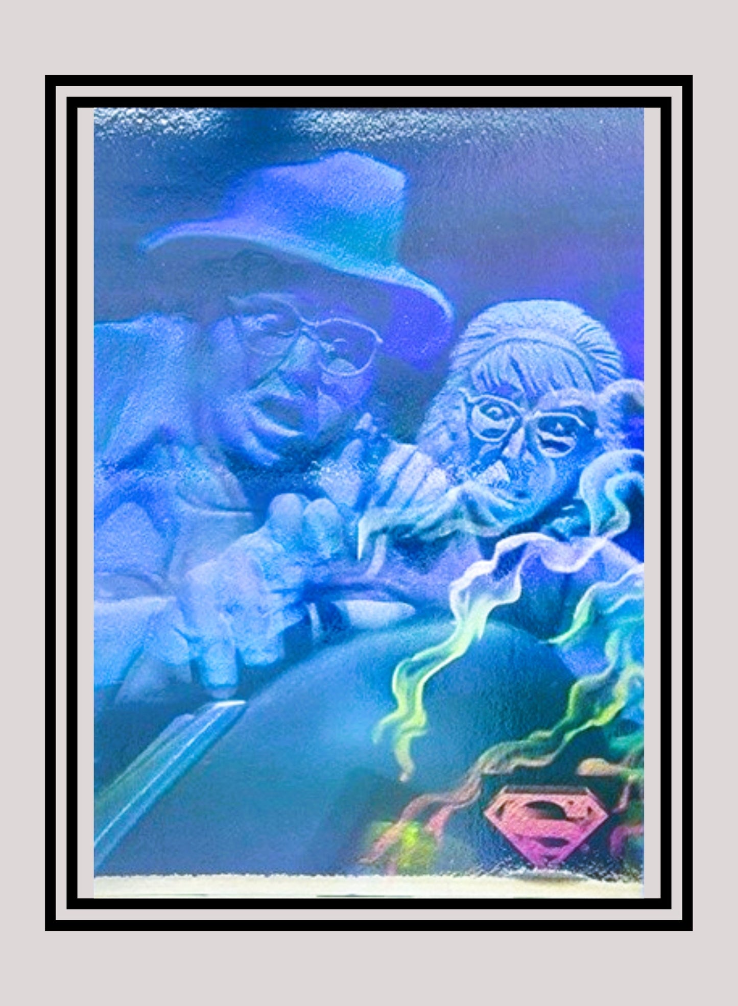 DC! 1x In the Beginning - Hologram (#33 - 1996 Fleer Superman Hologram Series)