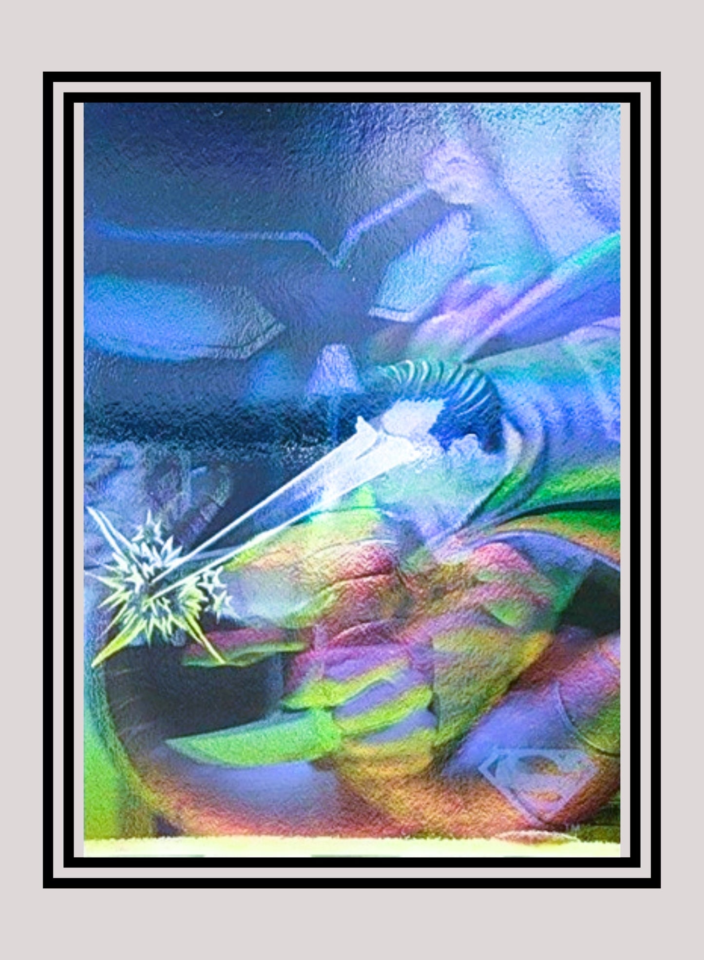 DC! 1x Quelling Panic - Hologram (#34 - 1996 Fleer Superman Hologram Series)