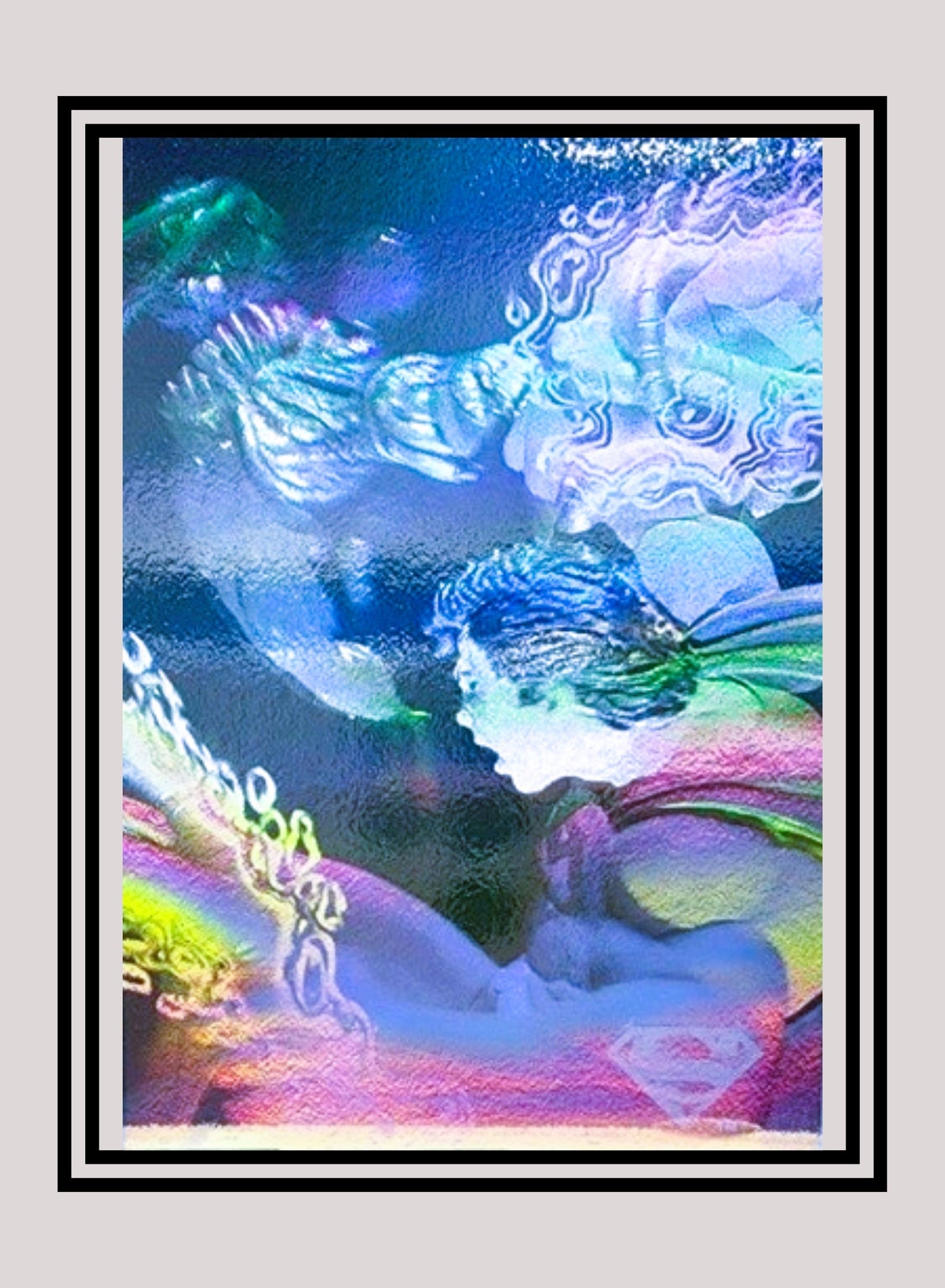 DC! 1x Channeled Hate - Hologram (#37 - 1996 Fleer Superman Hologram Series)