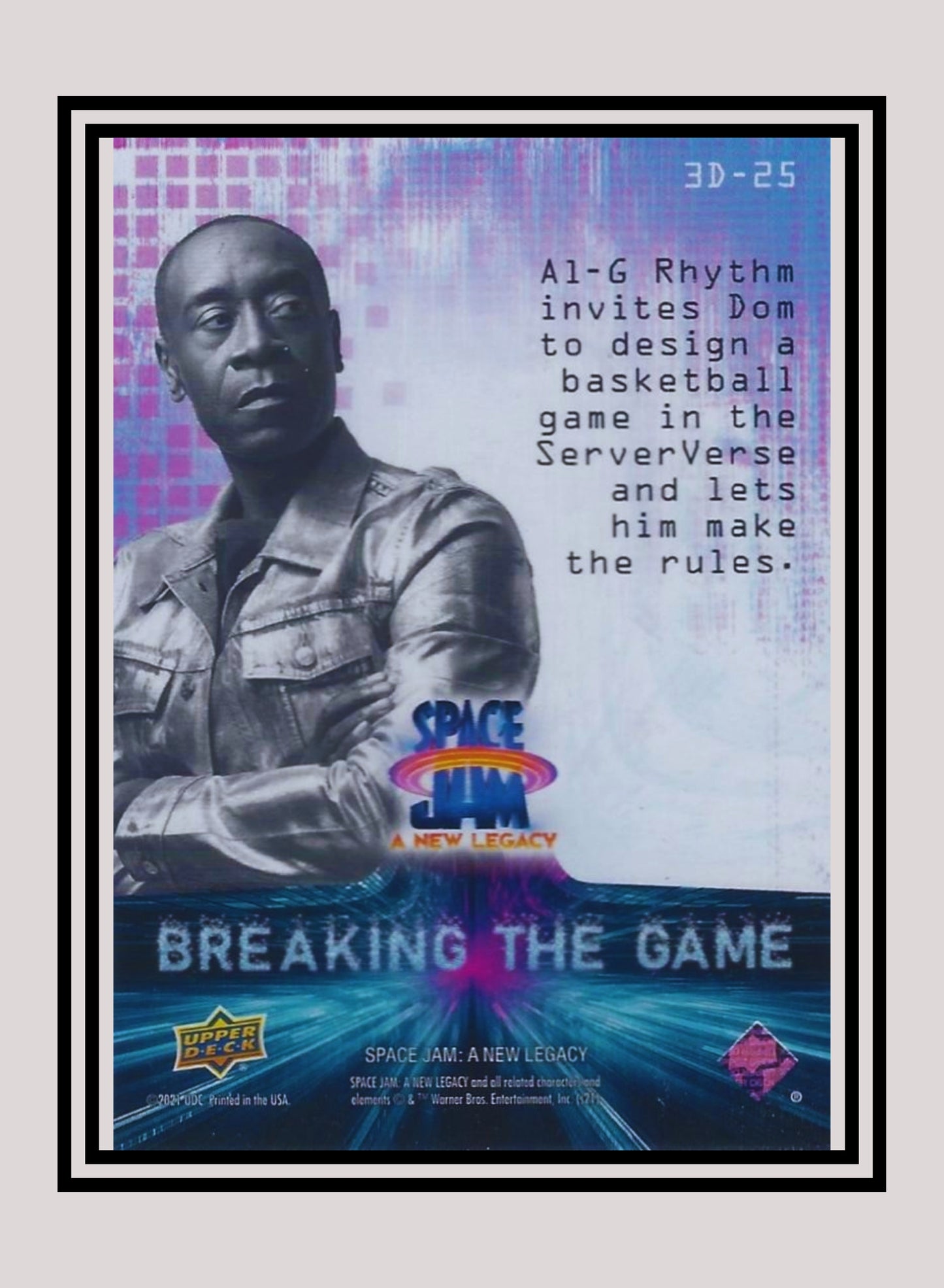 1x Al-G Rhythm - 3D Lenticulars (3D-25 - 2021 Upper Deck Space Jam: A New Legacy)