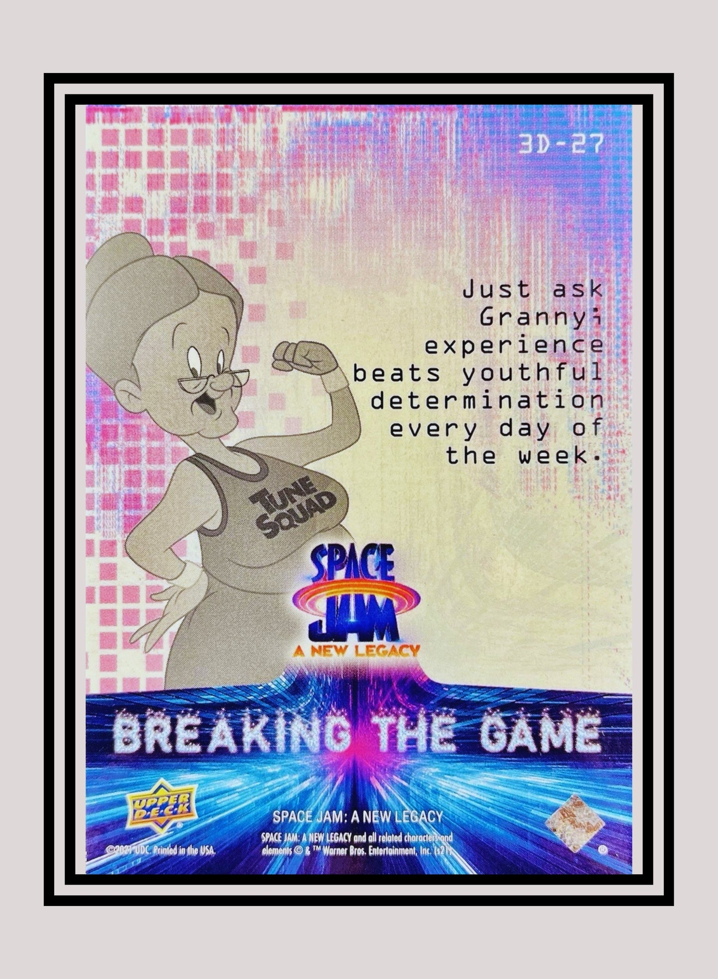 1x Granny - 3D Lenticulars (3D-27 - 2021 Upper Deck Space Jam: A New Legacy)