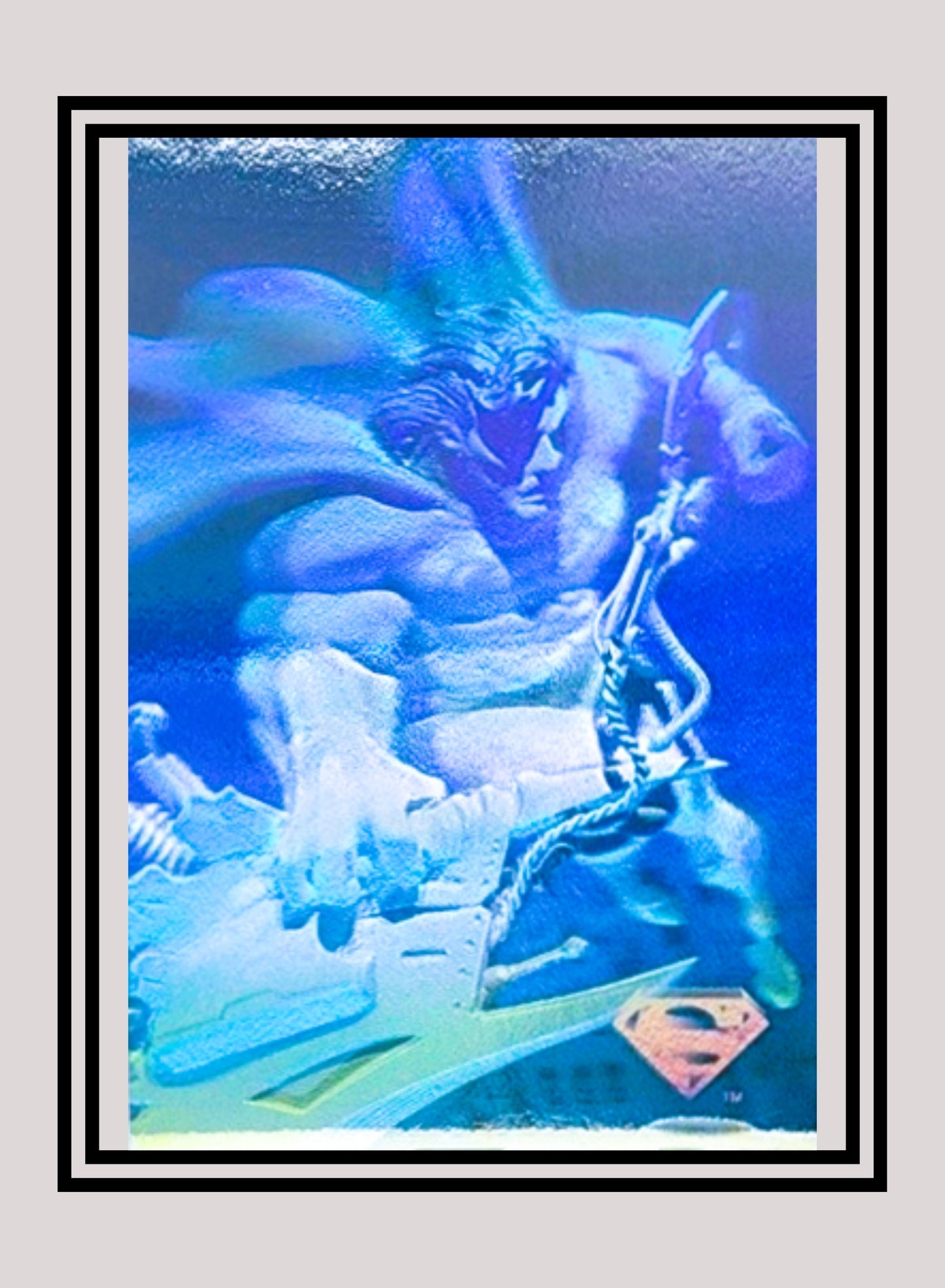 DC! 1x The Solution - Hologram (#41 - 1996 Fleer Superman Hologram Series)