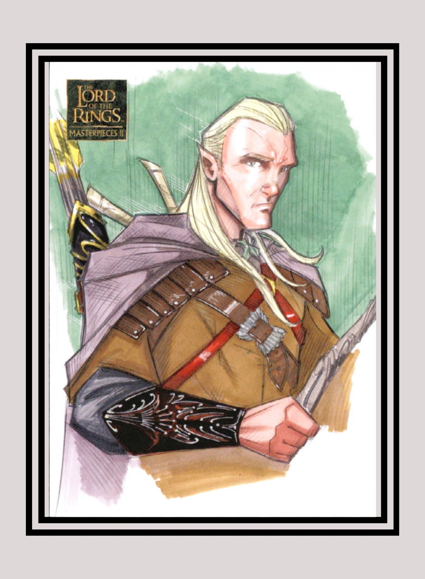 LOTR! 1x Legolas of Mirkwood - Base (#42 - 2008 Lord of the Rings: Masterpieces II)