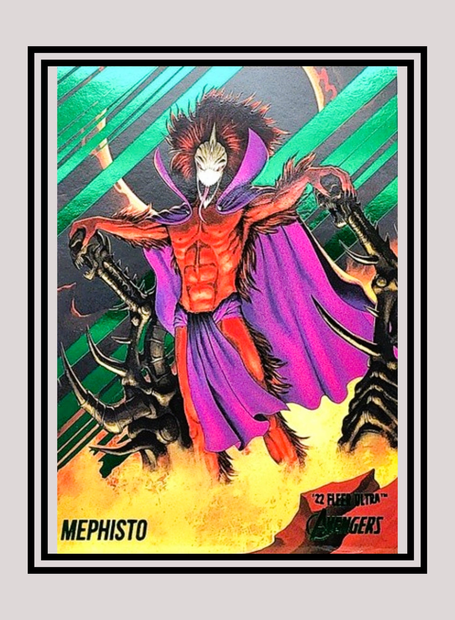 Marvel! 1x Mephisto - Base (#43 - 2022 Fleer Ultra Avengers)