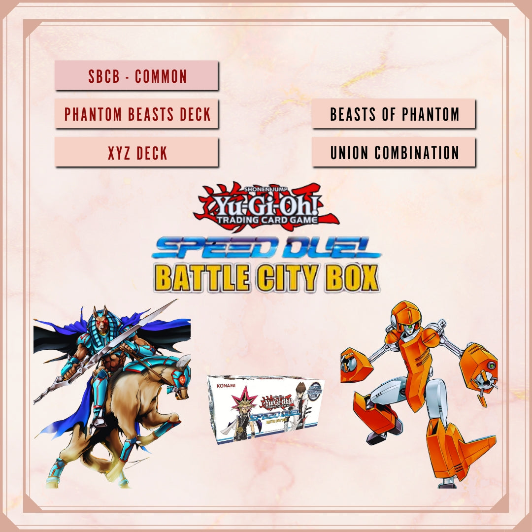 yugioh speed duel battle city box decks Yugioh! Speed Duel: Battle City Box Singles - Set C/D (SBCB