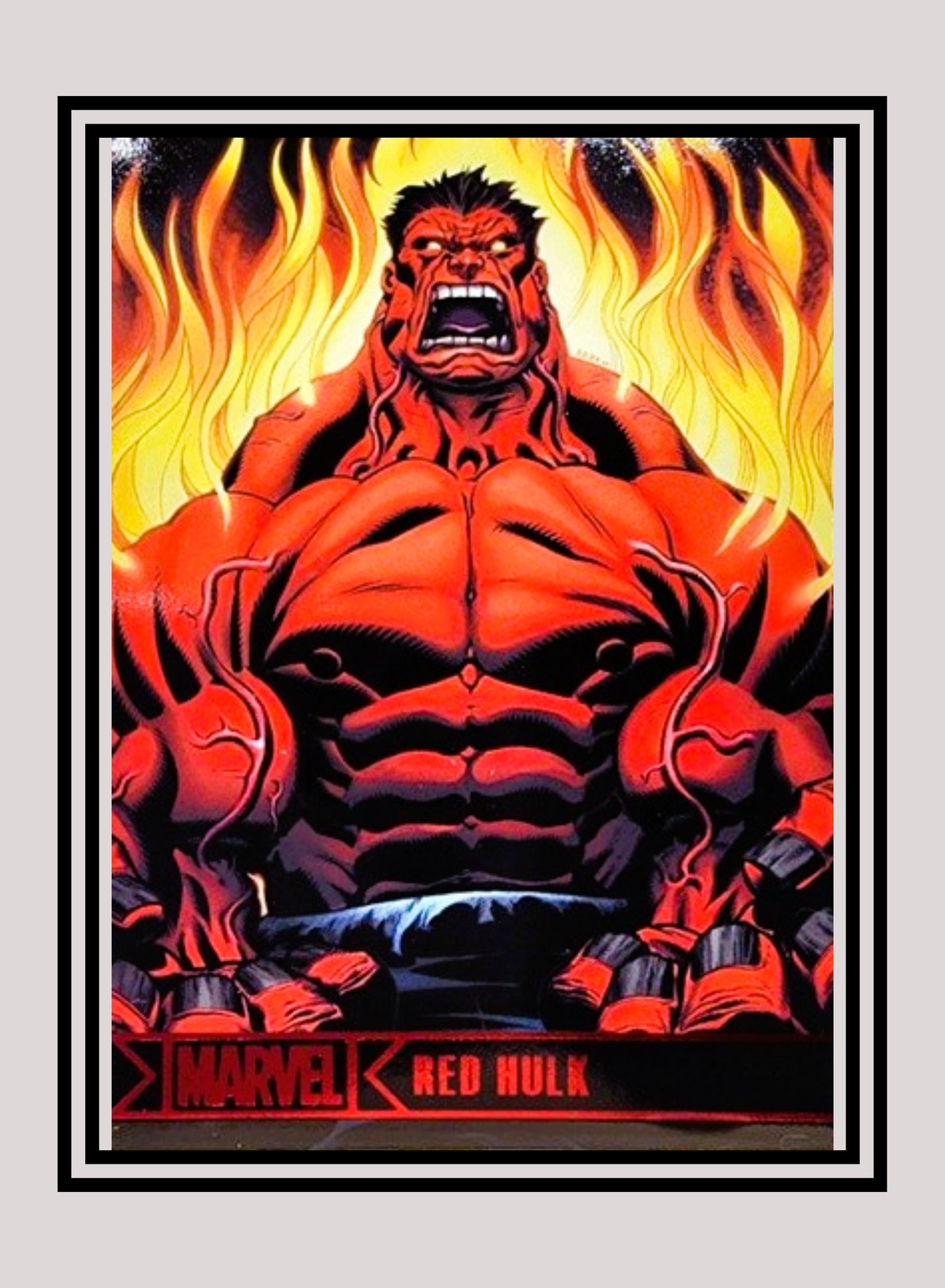 Marvel! 1x Red Hulk - Base (#60 - 2012 Rittenhouse Greatest Heroes)