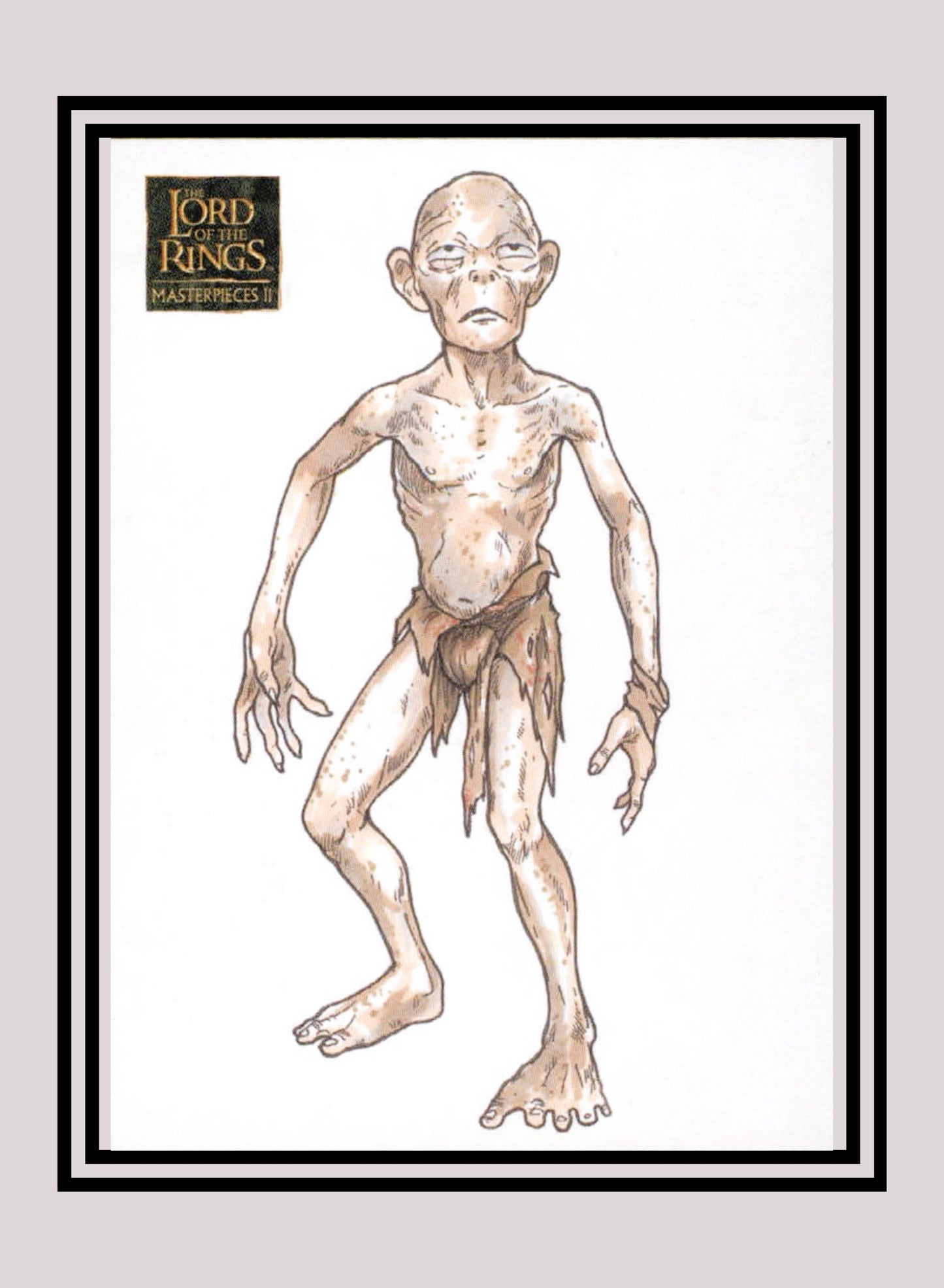 LOTR! 1x A Gnome Named Gollum - Base (#65 - 2008 Lord of the Rings: Masterpieces II)