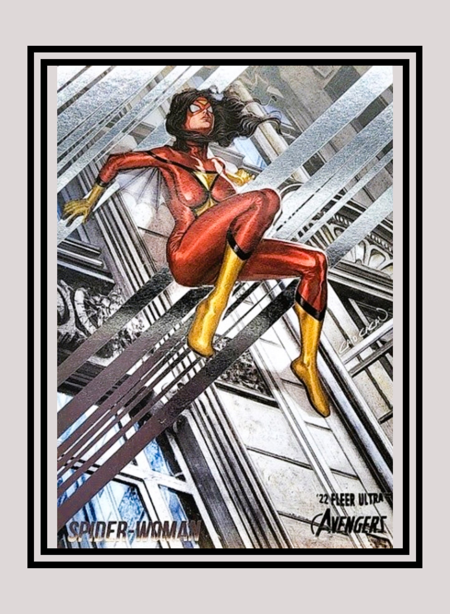 Marvel! 1x Spiderwoman - Base (#70 - 2022 Fleer Ultra Avengers)
