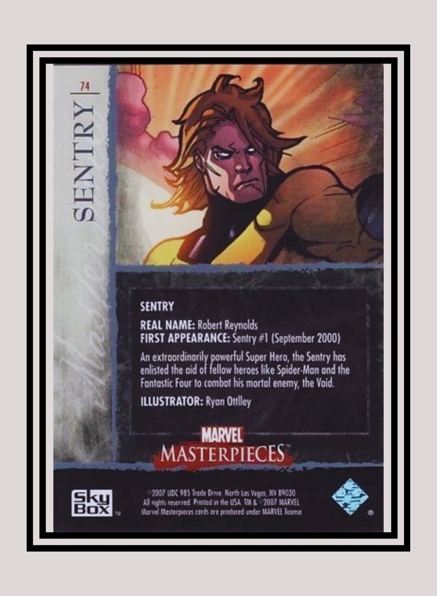 Marvel! 1x Sentry - Base (#74 - 2007 Upper Deck Marvel Masterpieces)