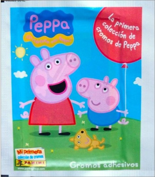1x 2014 Panini Peppa Pig - Sticker Pack (SEALED)