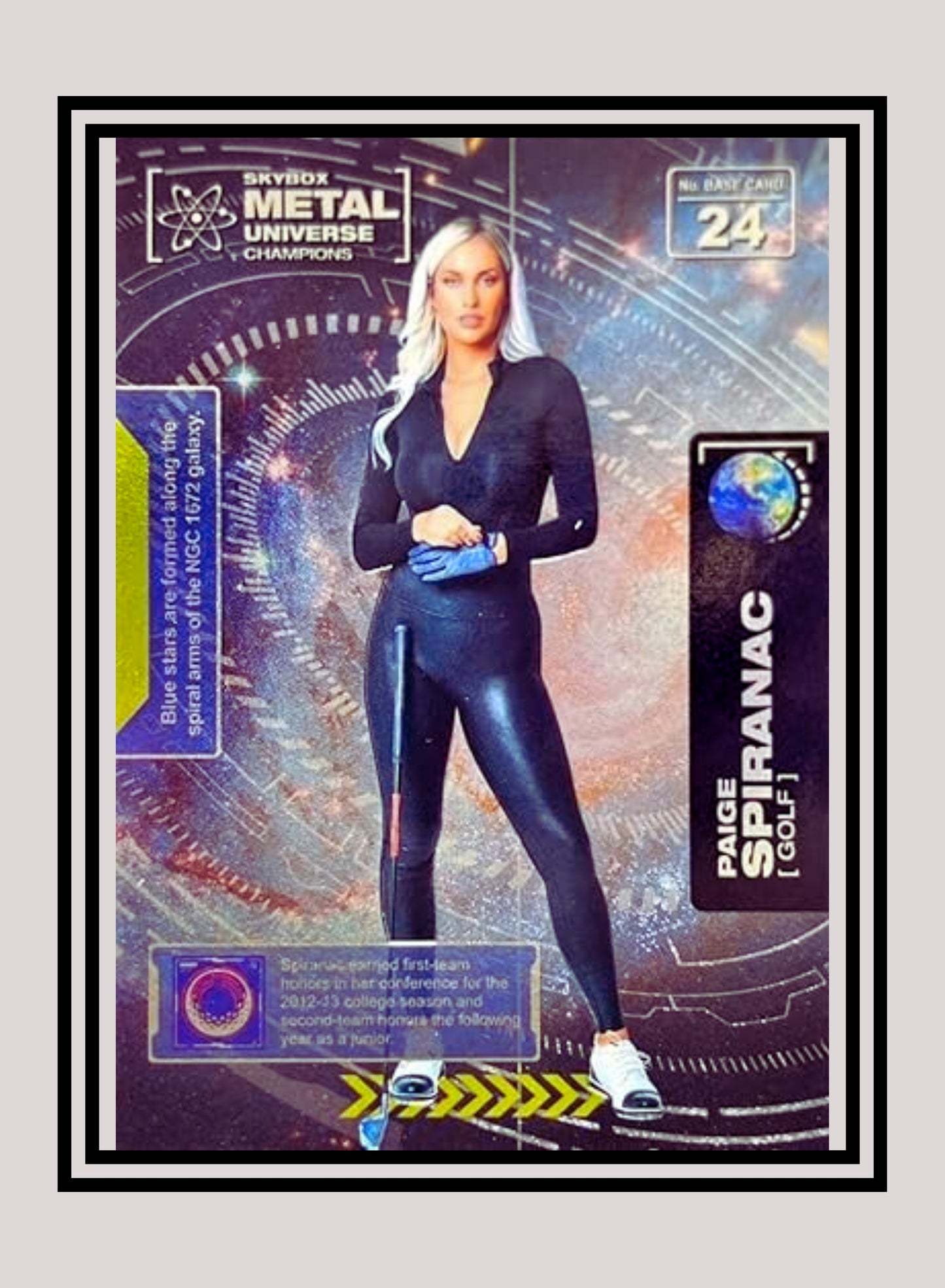 1x Paige Spiranac Golf RC - Base (#024 - 2021 Skybox Metal Universe Champions)