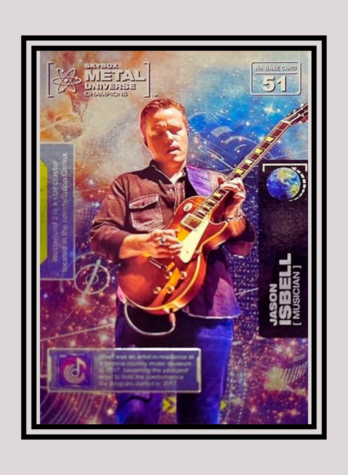 1x Jason Isbell Musician - Base (#051 - 2021 Skybox Metal Universe Champions)