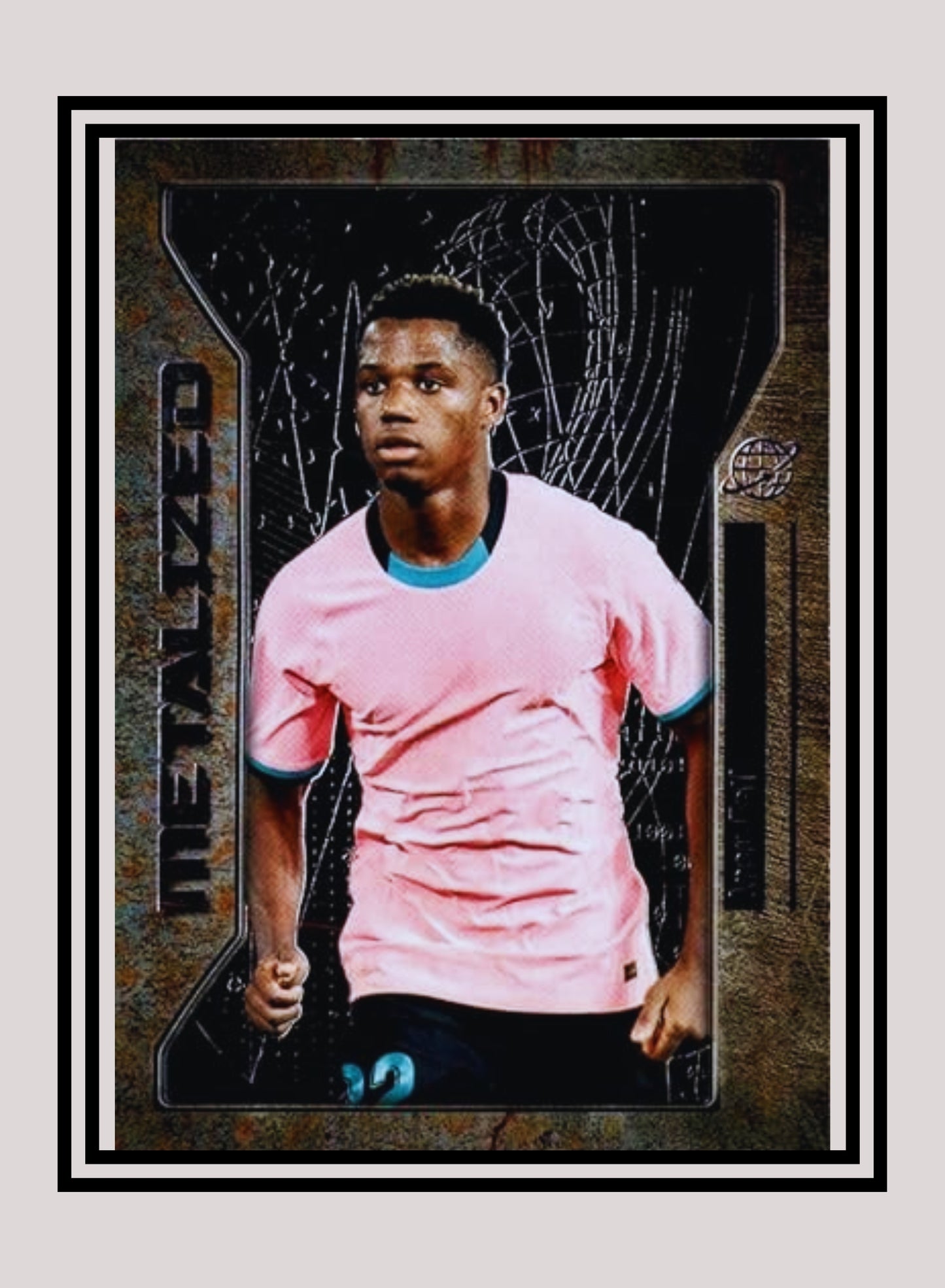 1x Ansu Fati - Metalized Base (#103 - 2021 Skybox Metal Universe Champions)