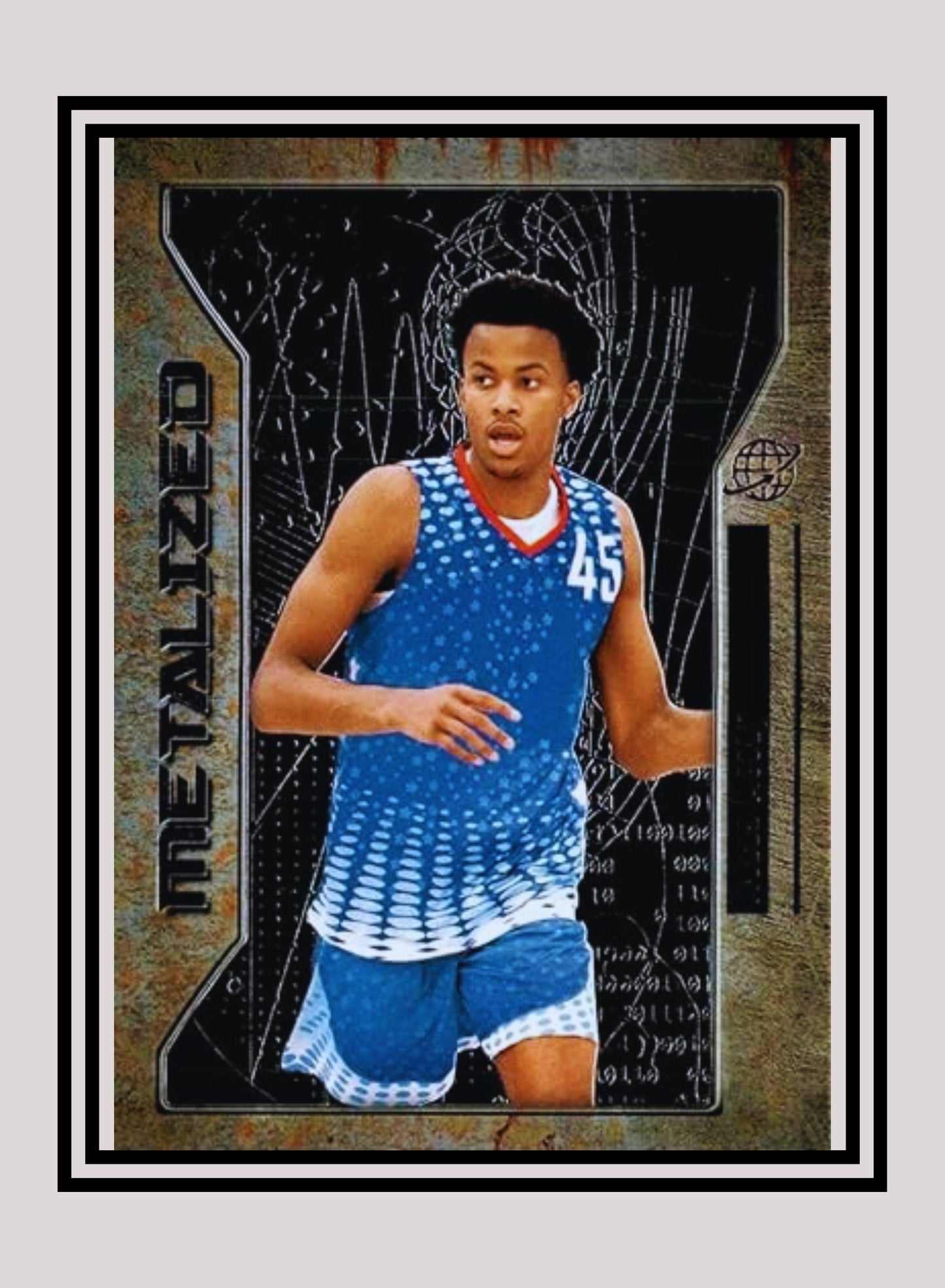 1x Moses Moody - Metalized Base (#133 - 2021 Skybox Metal Universe Champions)