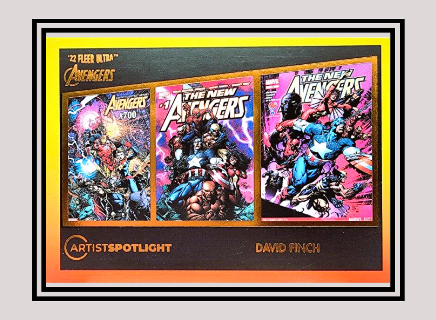 Marvel! 1x David Finch - Avengers (2018) #10 (Finch Variant) - Artist Spotlight (#AS-5 - 2022 Fleer Ultra Avengers)