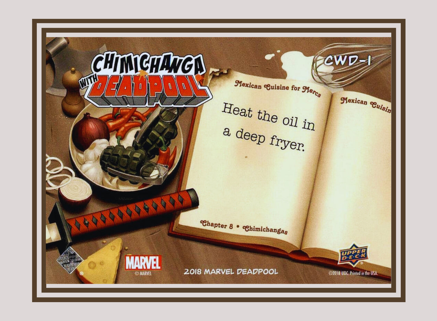 Marvel! 1x Step 1 - Insert (#CWD-1 - 2019 Upper Deck Deadpool)