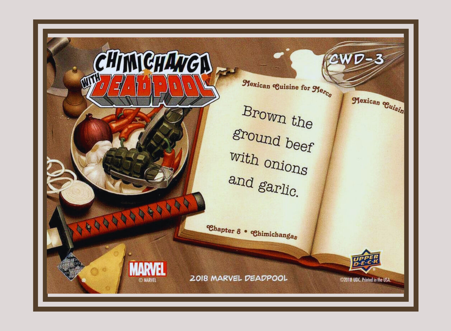 Marvel! 1x Step 3 - Insert (#CWD-3 - 2019 Upper Deck Deadpool)