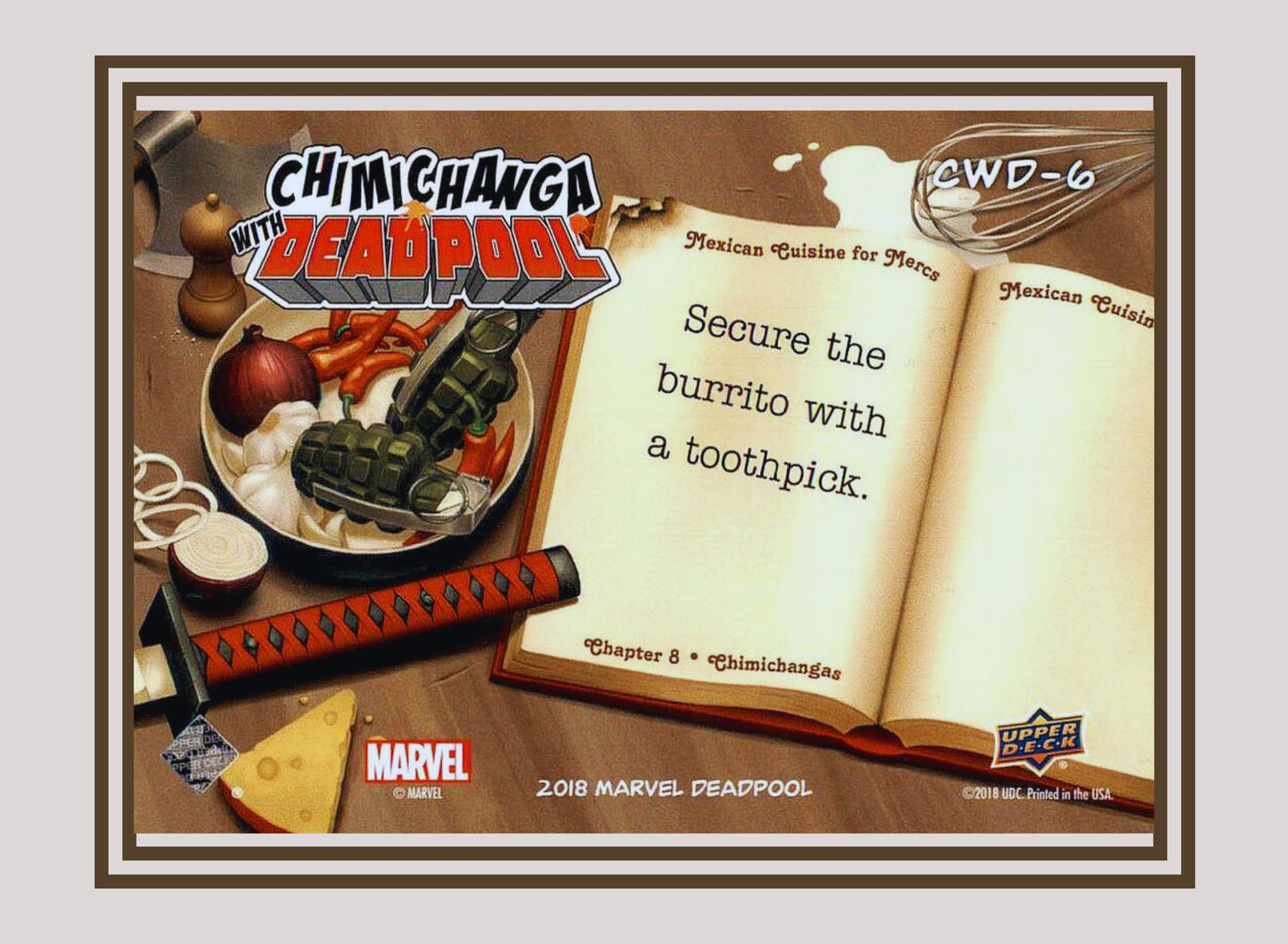 Marvel! 1x Step 6 - Insert (#CWD-6 - 2019 Upper Deck Deadpool)