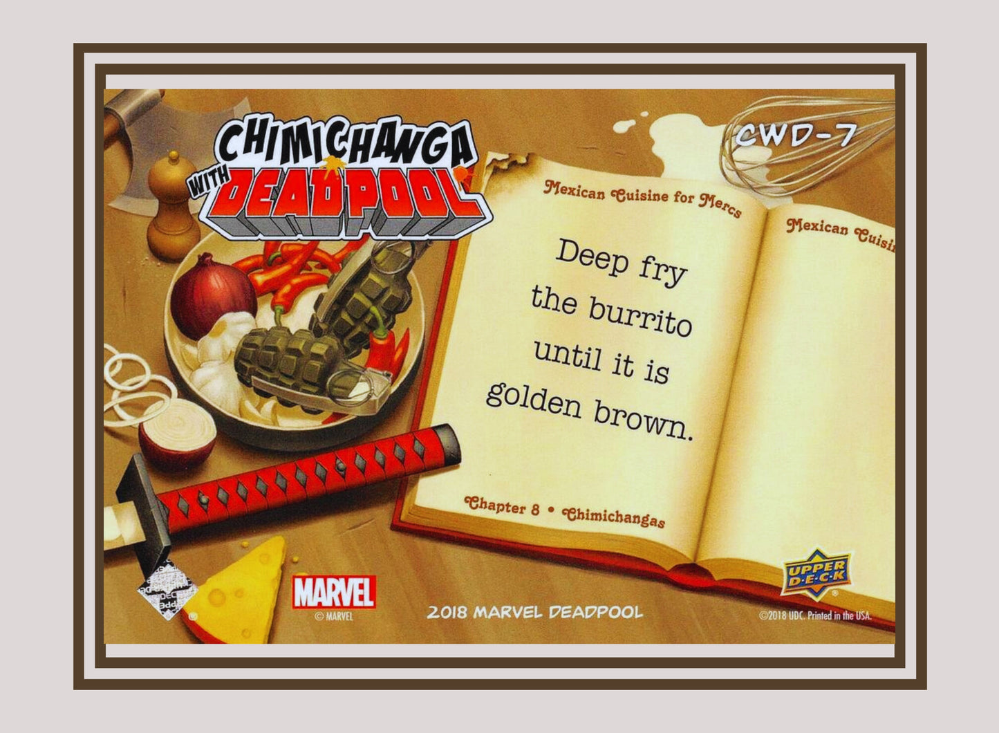 Marvel! 1x Step 7 - Insert (#CWD-7 - 2019 Upper Deck Deadpool)