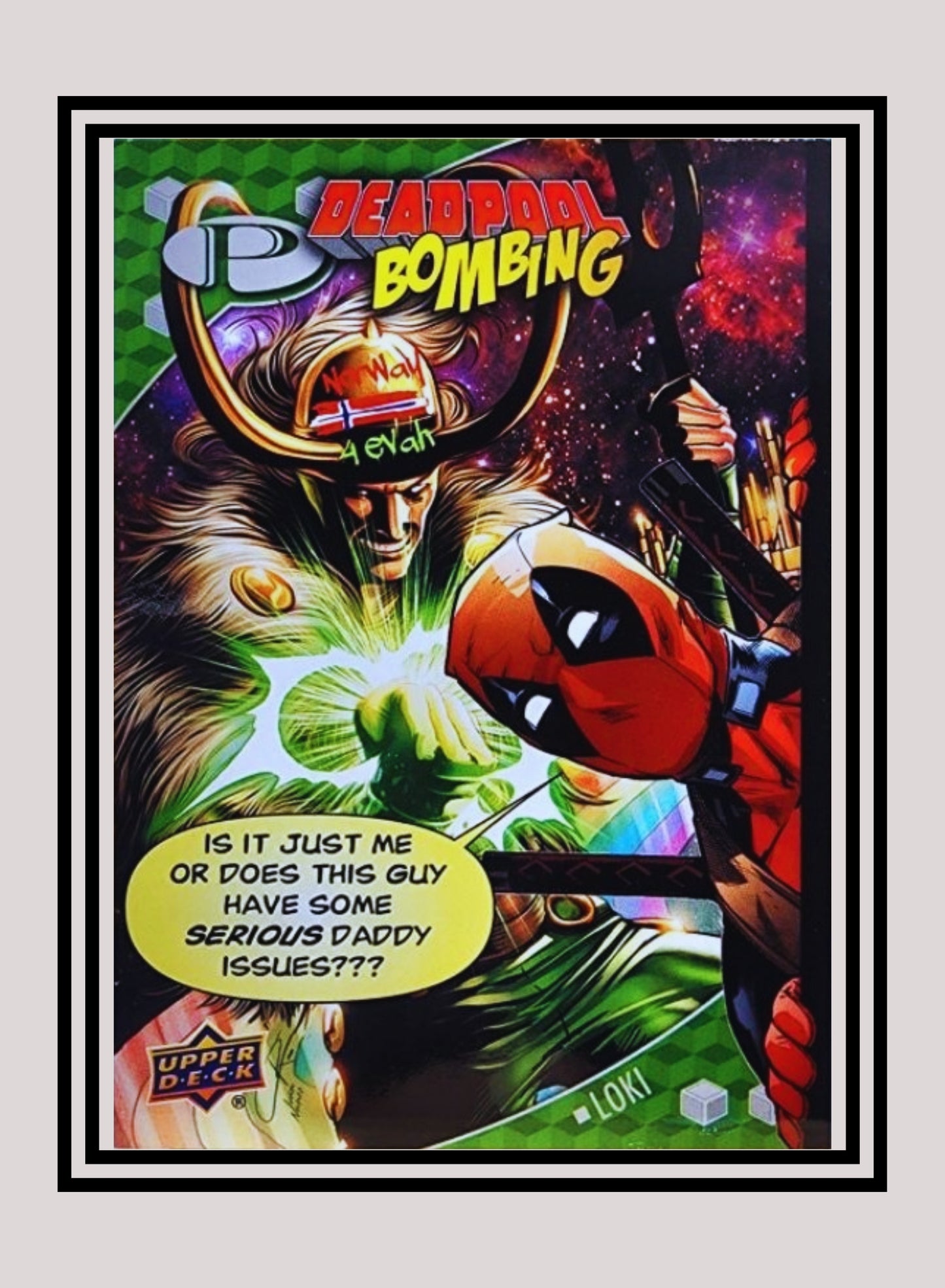 Marvel! 1x Loki - Insert (#DB7 - 2019 Upper Deck Deadpool)