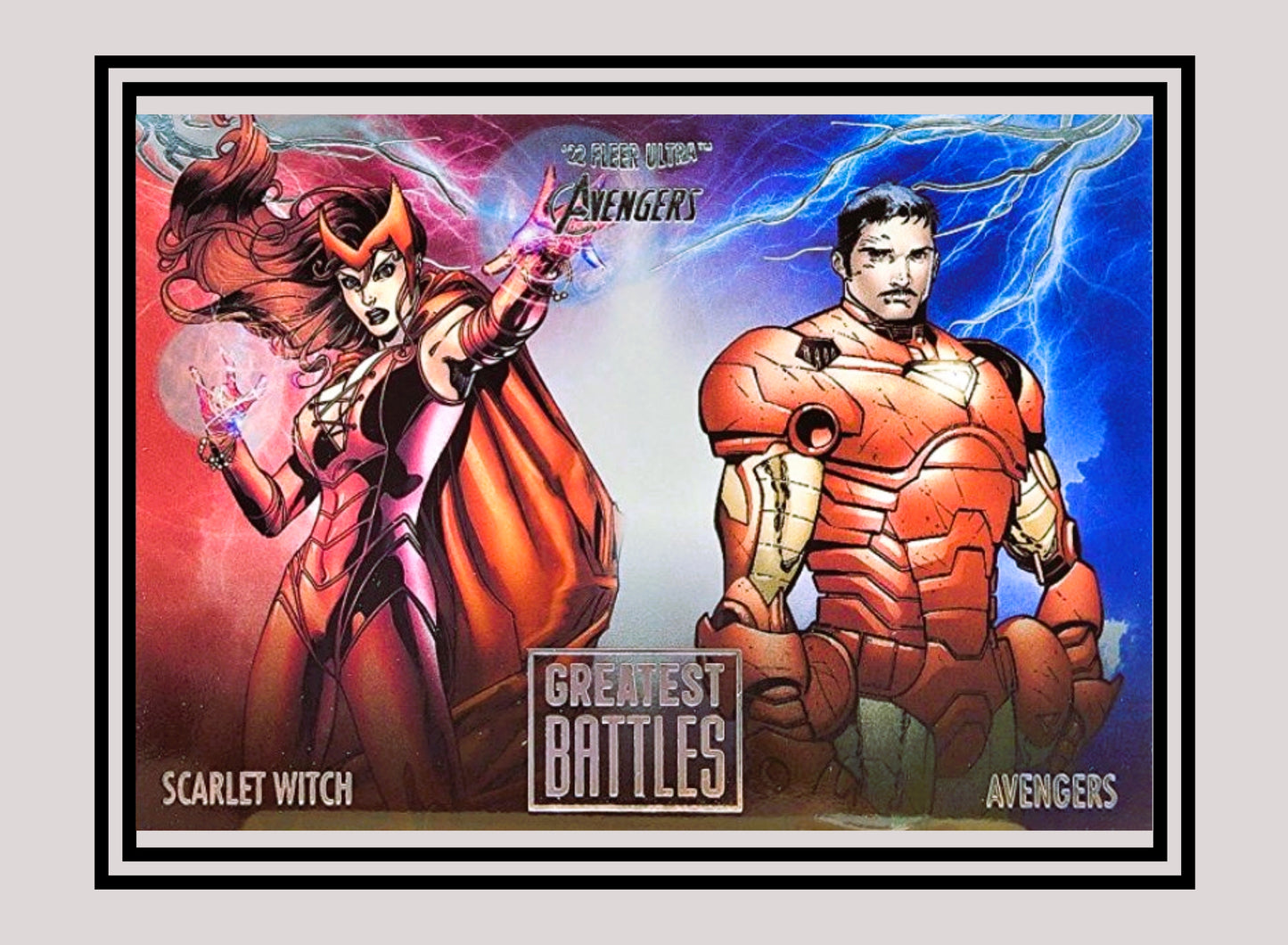 Marvel! 1x House Of M - Base Greatest Battles (#EB-6 - 2022 Fleer Ultra Avengers)