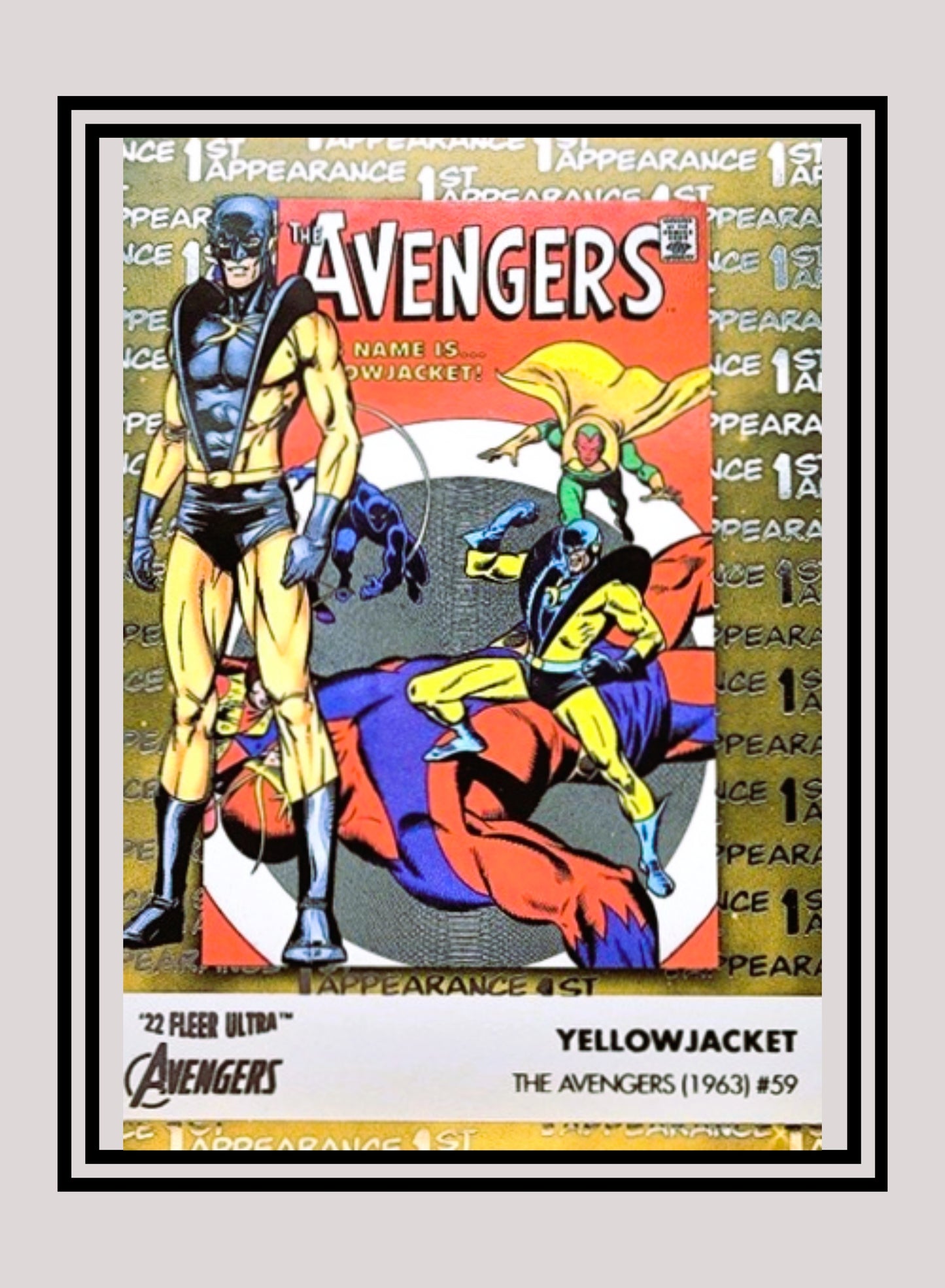 Marvel! 1x Yellowjacket - 1st Appearances (#FA-10 - 2022 Fleer Ultra Avengers)