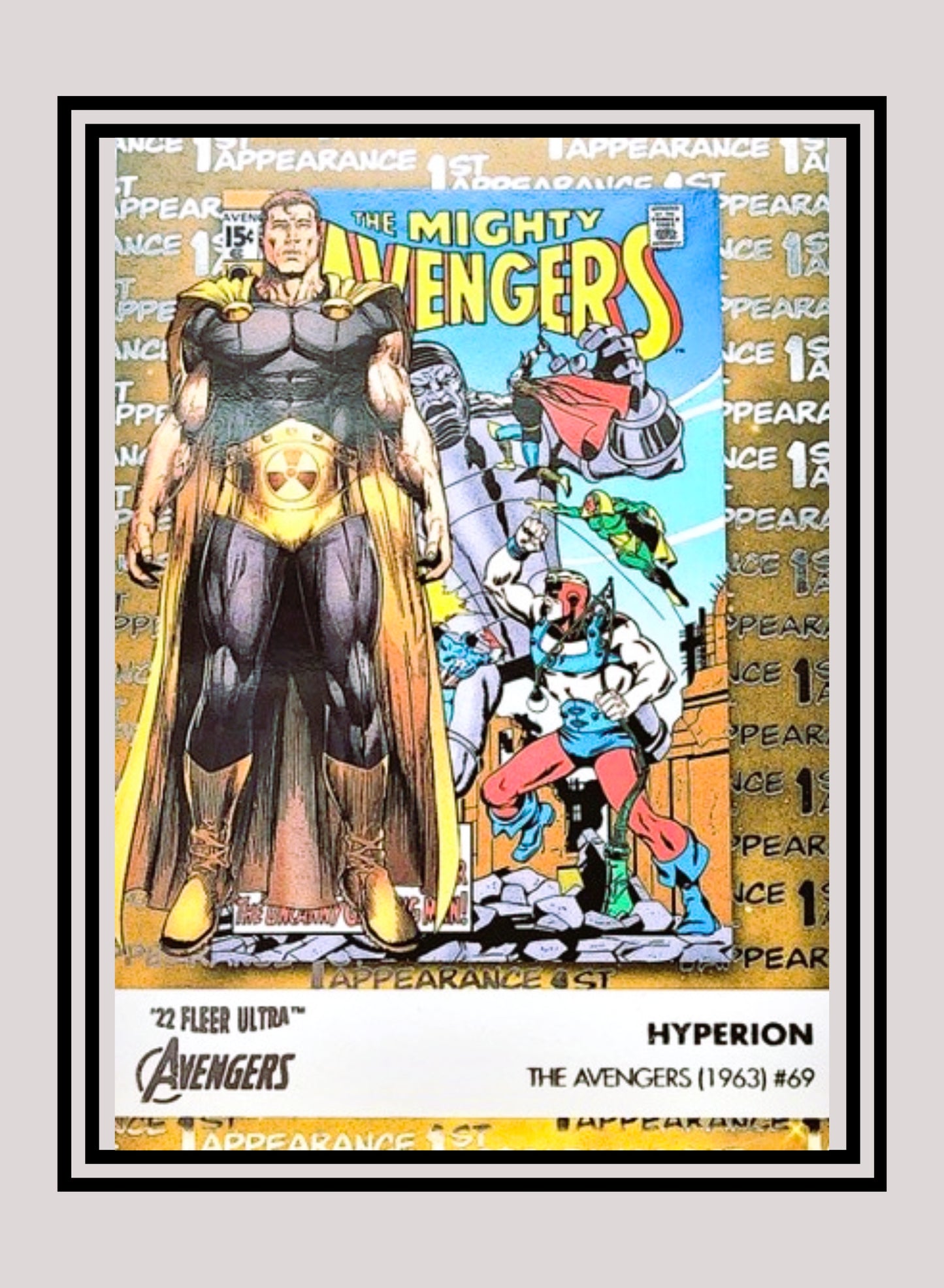 Marvel! 1x Hyperion - 1st Appearances (#FA-8 - 2022 Fleer Ultra Avengers)