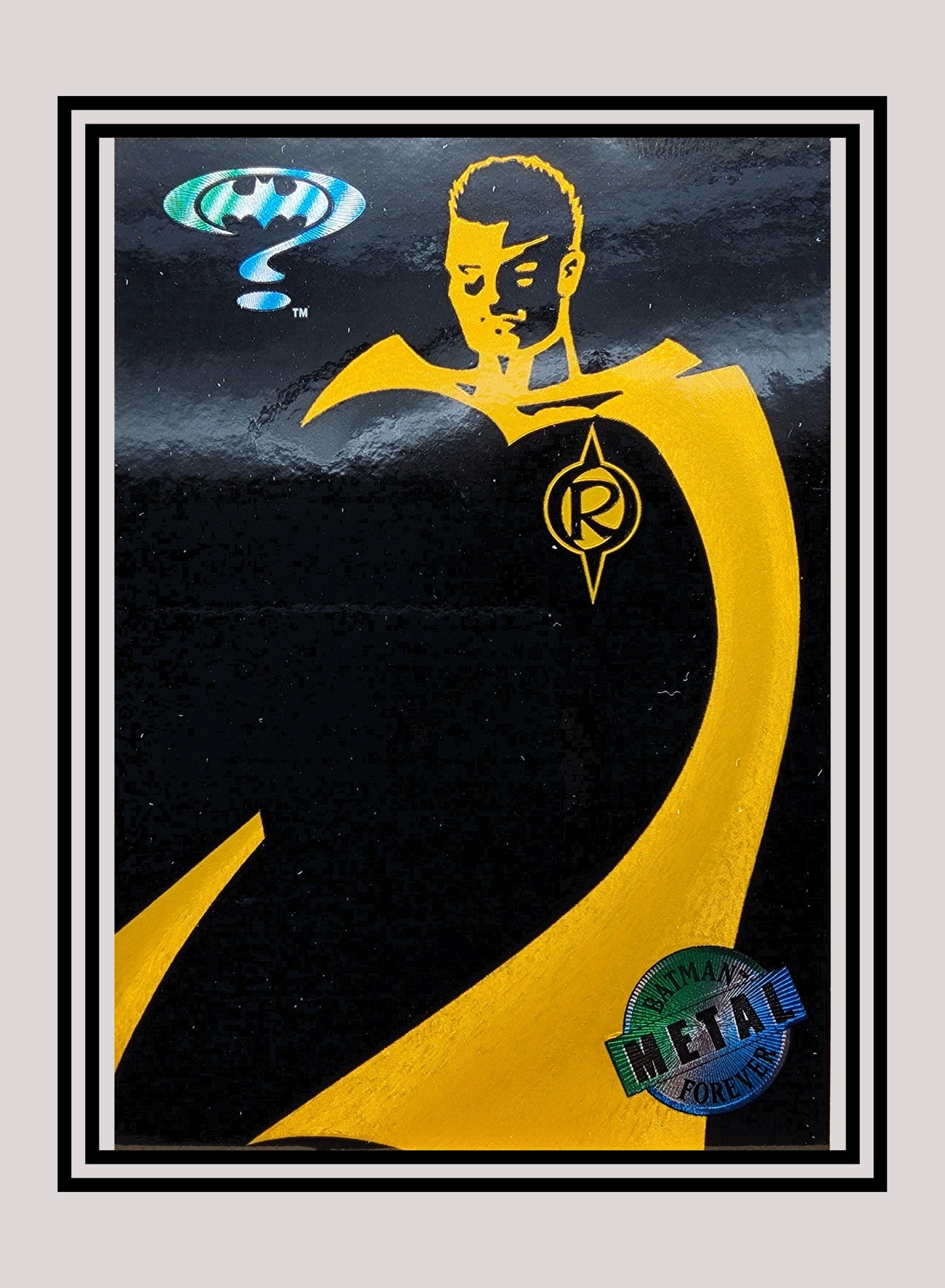 DC! 1x Robin - Gold Blaster (#02 - 1995 Fleer Batman Forever Metal)