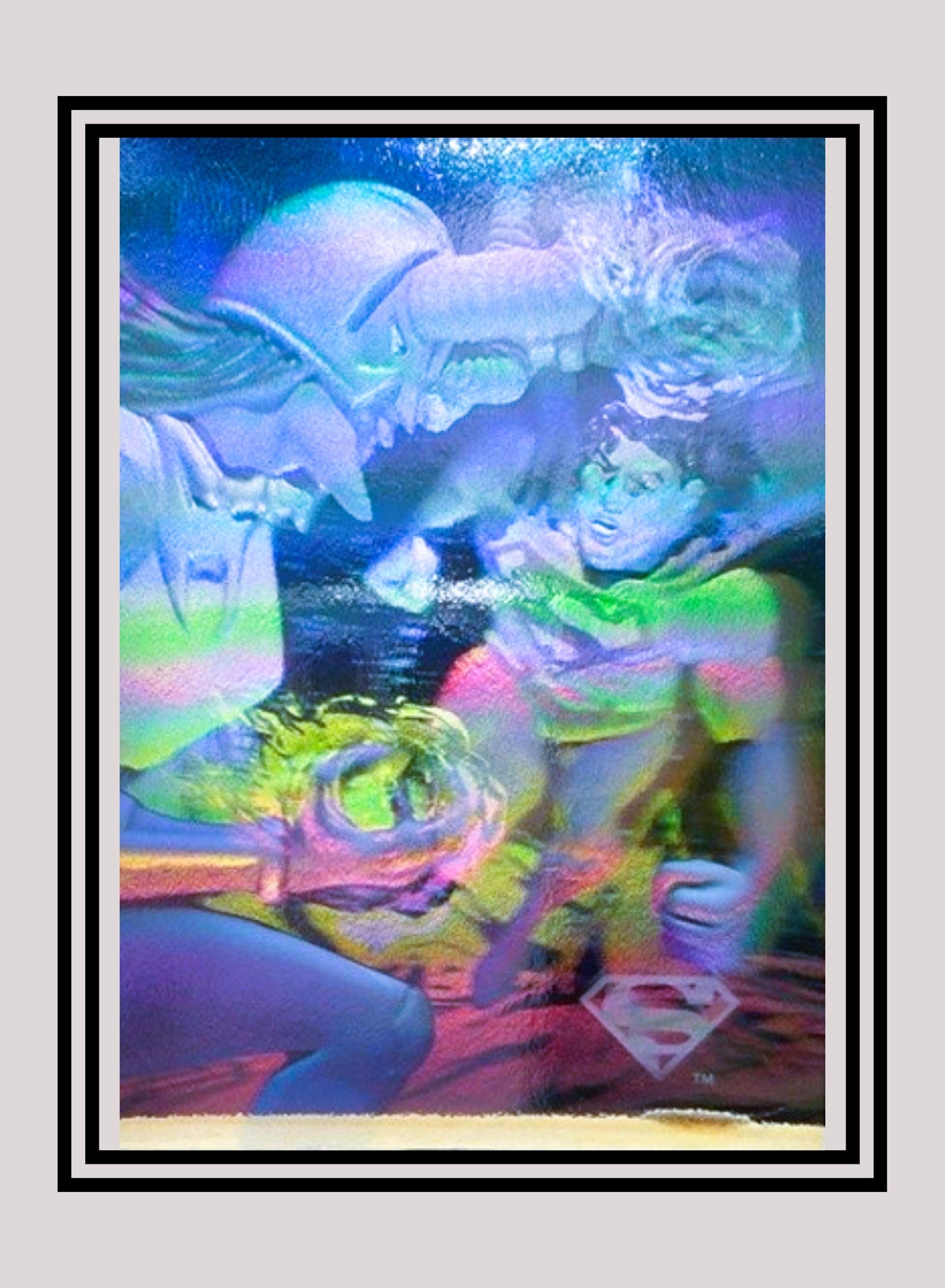 DC! 1x Blaze - Hologram Action (H2 - 1996 Fleer Superman Hologram Series)