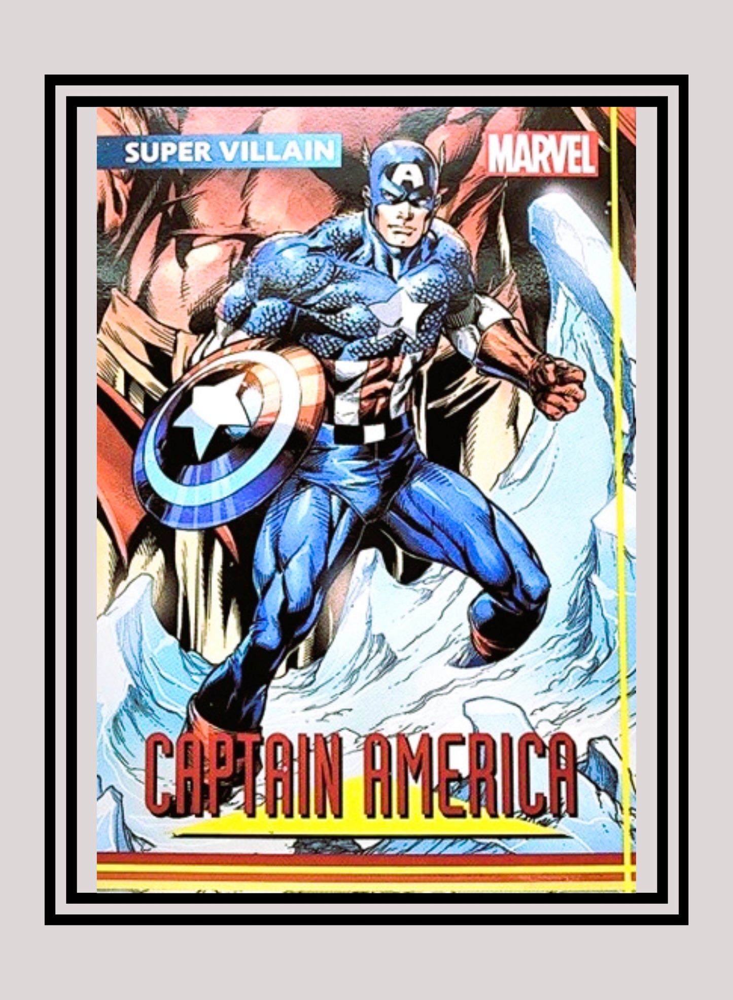 Marvel! 1x Captain America - Base (#08 - 2021 Marvel Heroes Reborn)